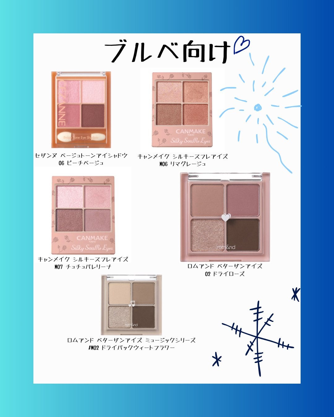 ベターザンアイズ/rom&nd/アイシャドウパレットを使ったクチコミ(4枚目)