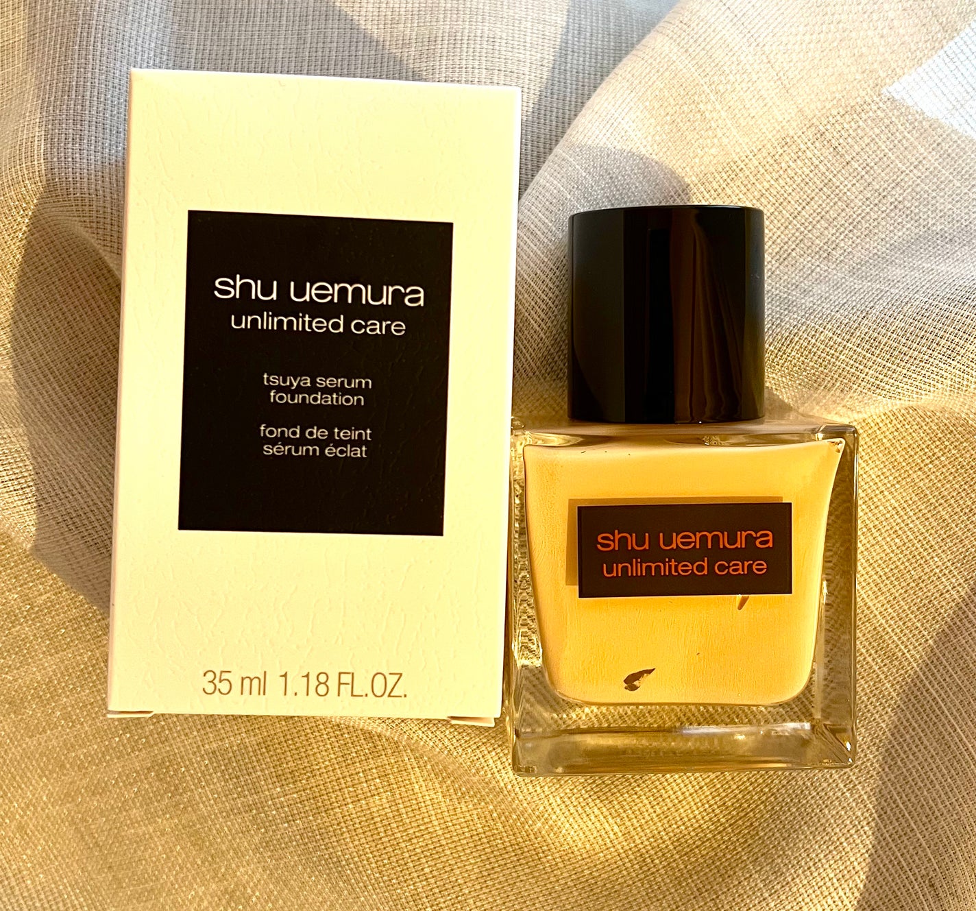 アンリミテッド ケア ツヤ セラム ファンデーション/shu uemura/リキッドファンデーションを使ったクチコミ(1枚目)