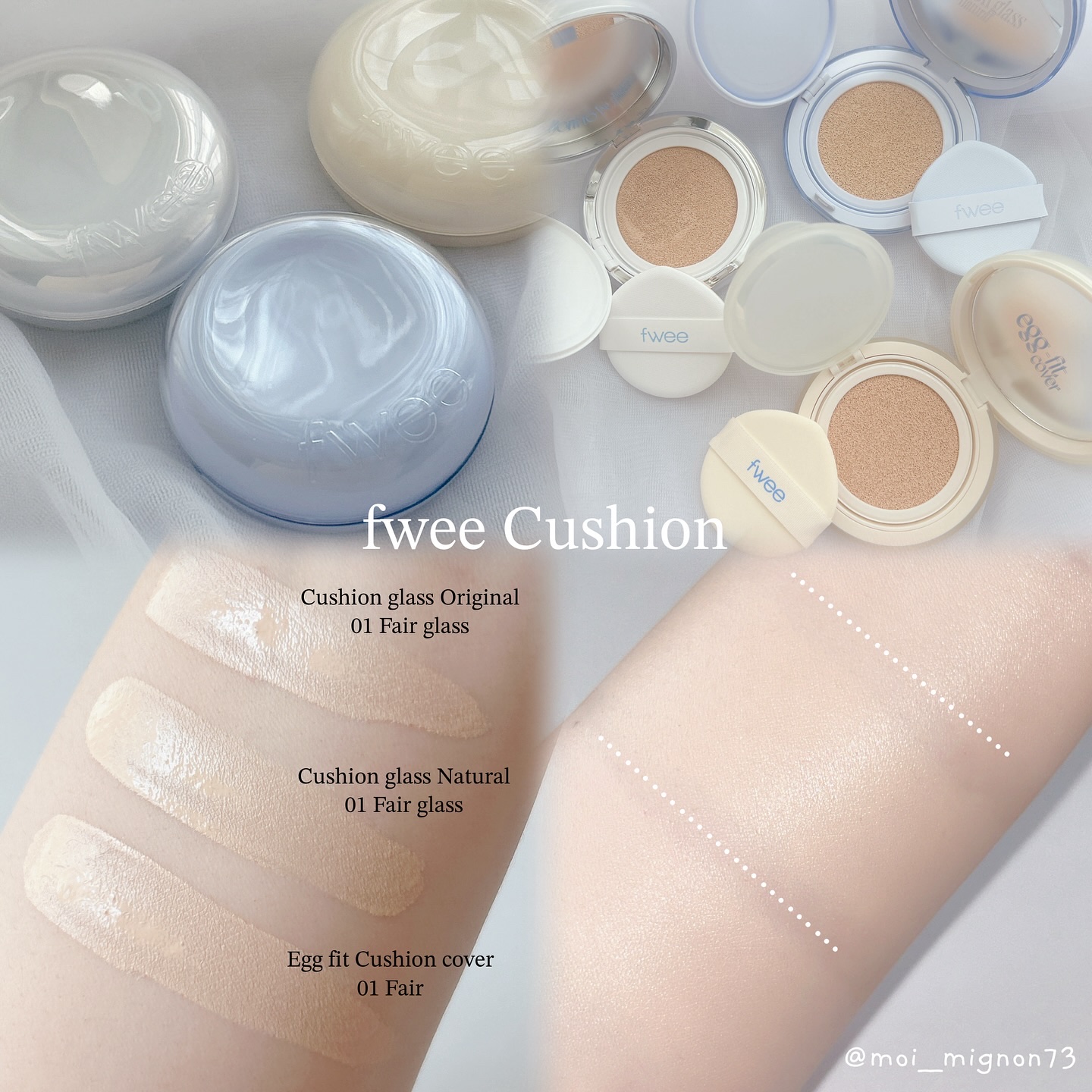 リップアンドチーク ブラーリープリンポット/fwee/口紅を使ったクチコミ（2枚目）