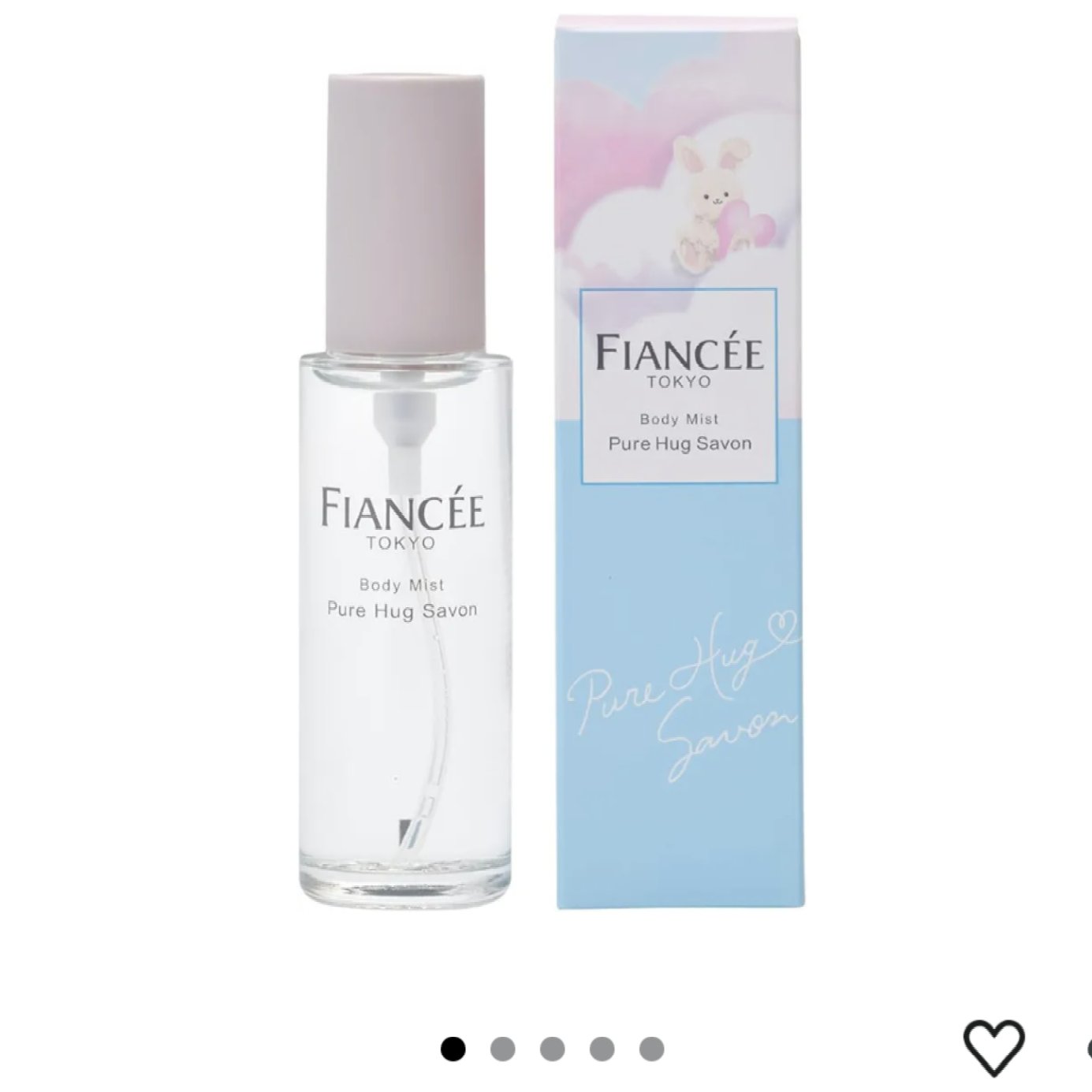 ボディミスト ピュアハグサボン/フィアンセ/香水を使ったクチコミ（1枚目）