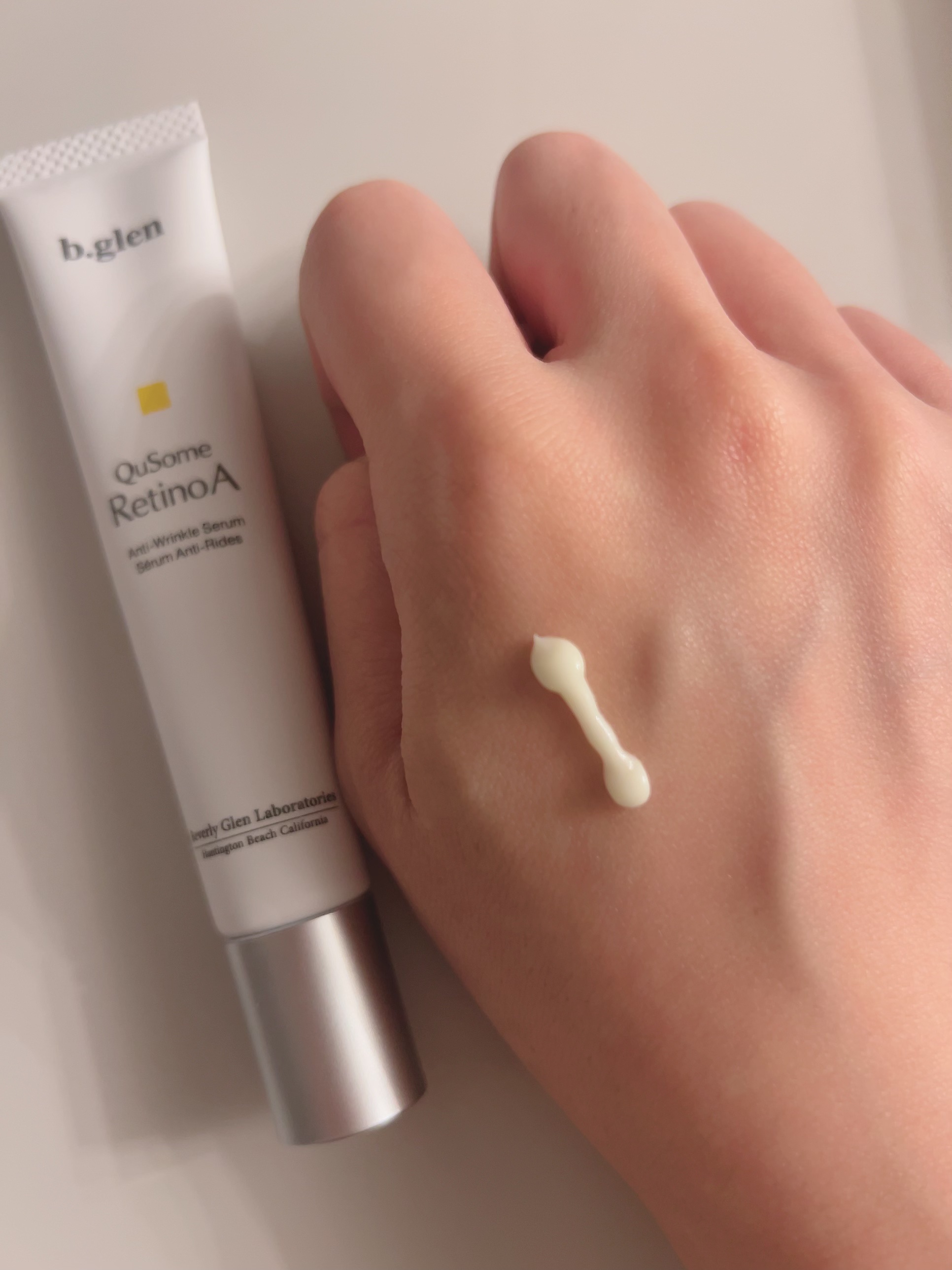 QuSomeレチノA/b.glen/美容液を使ったクチコミ（2枚目）