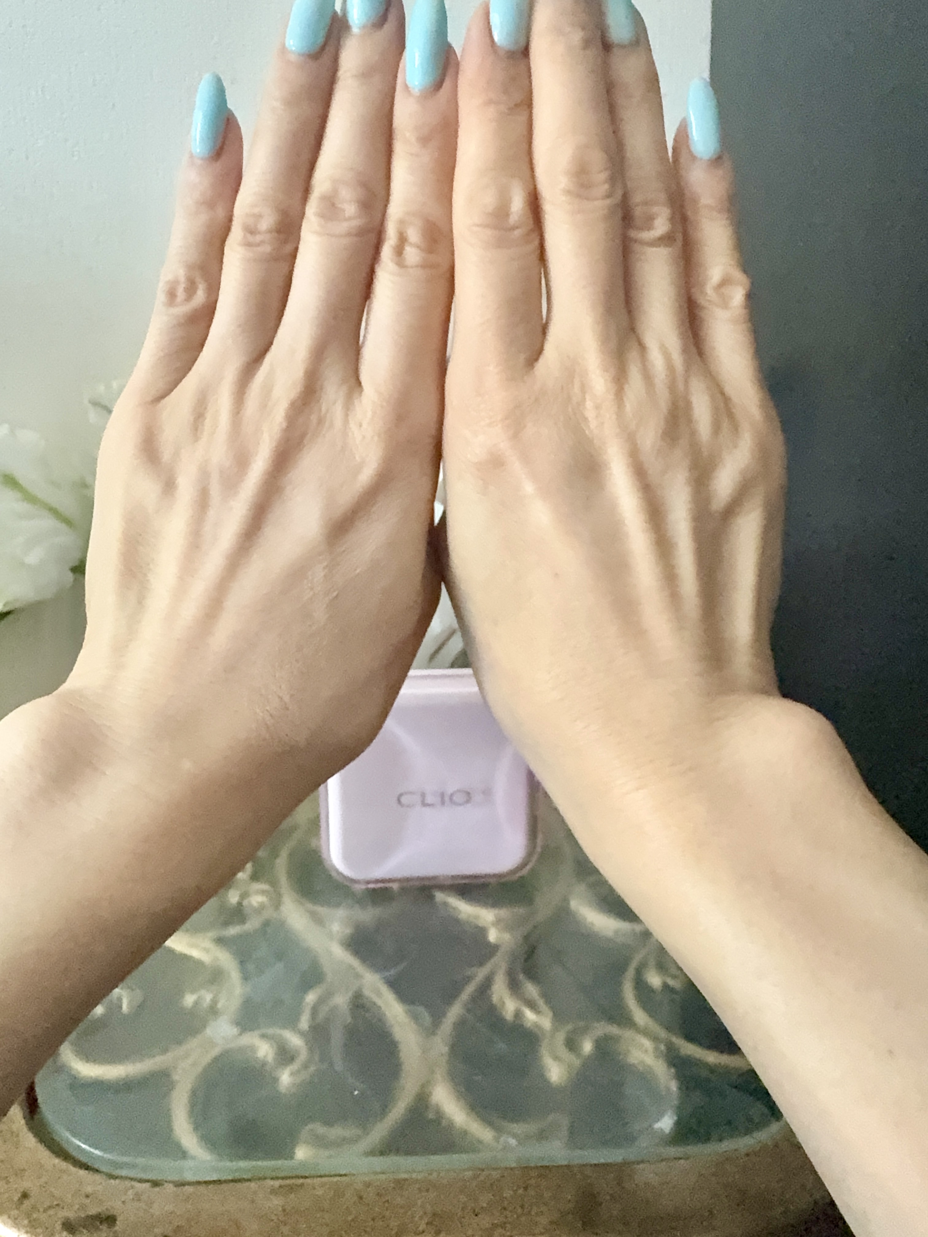 キルカバー メッシュ グロウ エッセンシャル クッション 21N リネン(LINEN)/CLIO/クッションファンデーションを使ったクチコミ（3枚目）