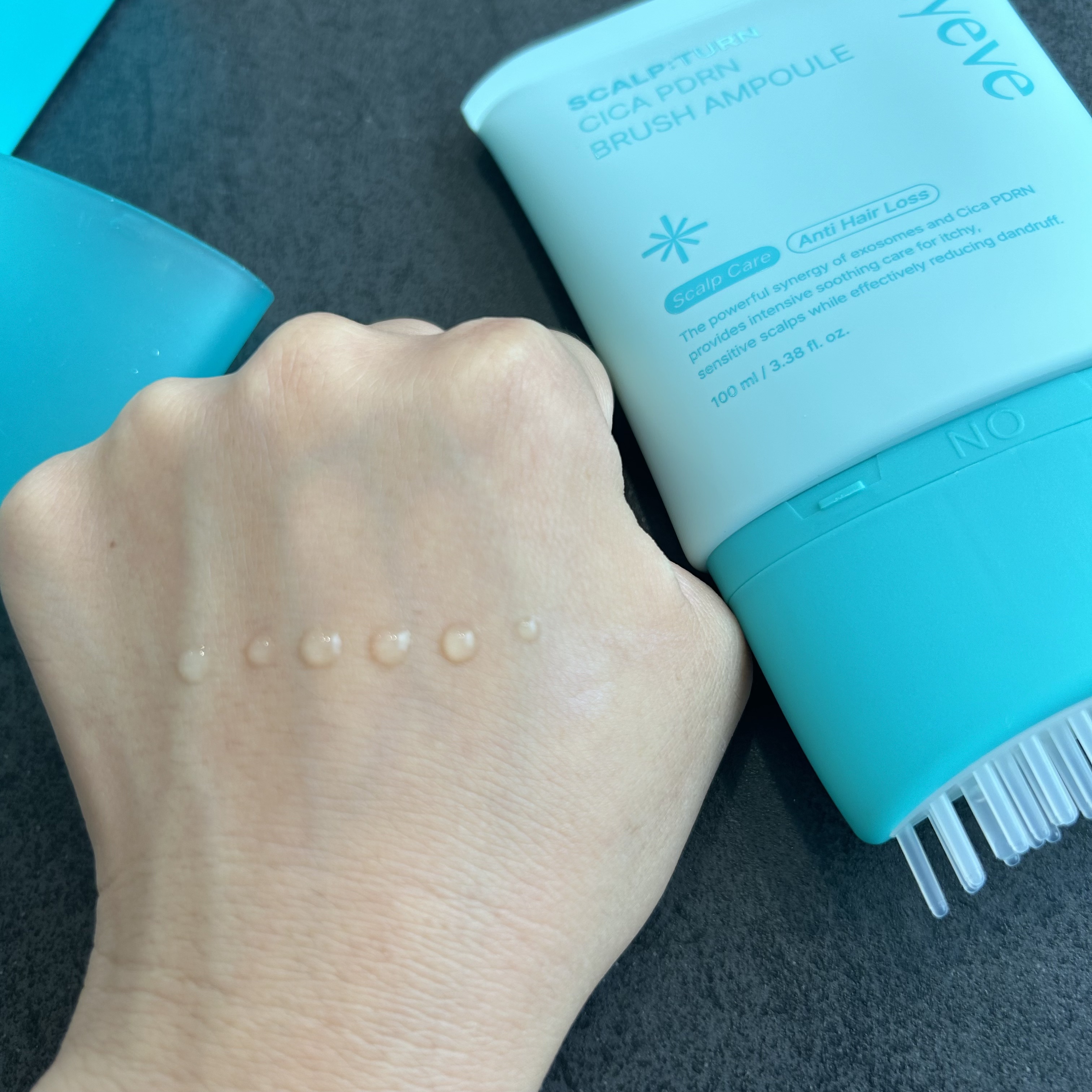 スカルプターンヘアアンプル/リリーイブ/頭皮ローションを使ったクチコミ（3枚目）