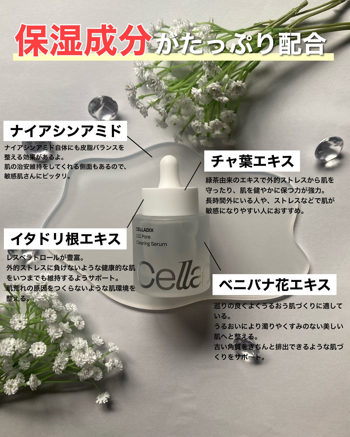 131 ポア クリアリング セラム/Celladix/美容液を使ったクチコミ(5枚目)