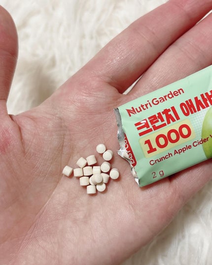 クランチアップルサイダービネガー1000/ニュートリーガーデン/ボディサプリメントを使ったクチコミ(2枚目)