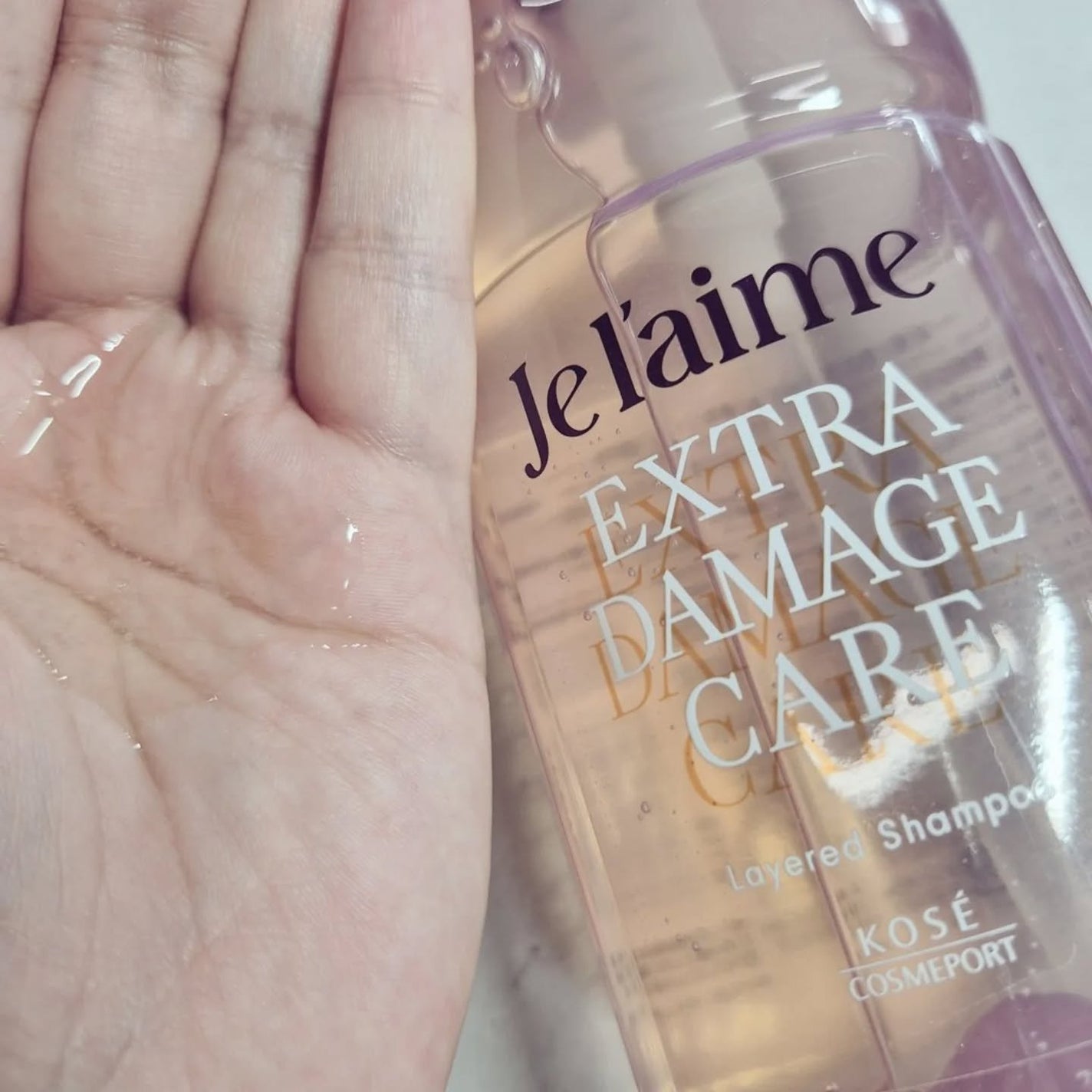 ジュレーム レイヤード シャンプー/ヘアトリートメント (エクストラダメージケア)/Je l'aime/市販シャンプーを使ったクチコミ(2枚目)