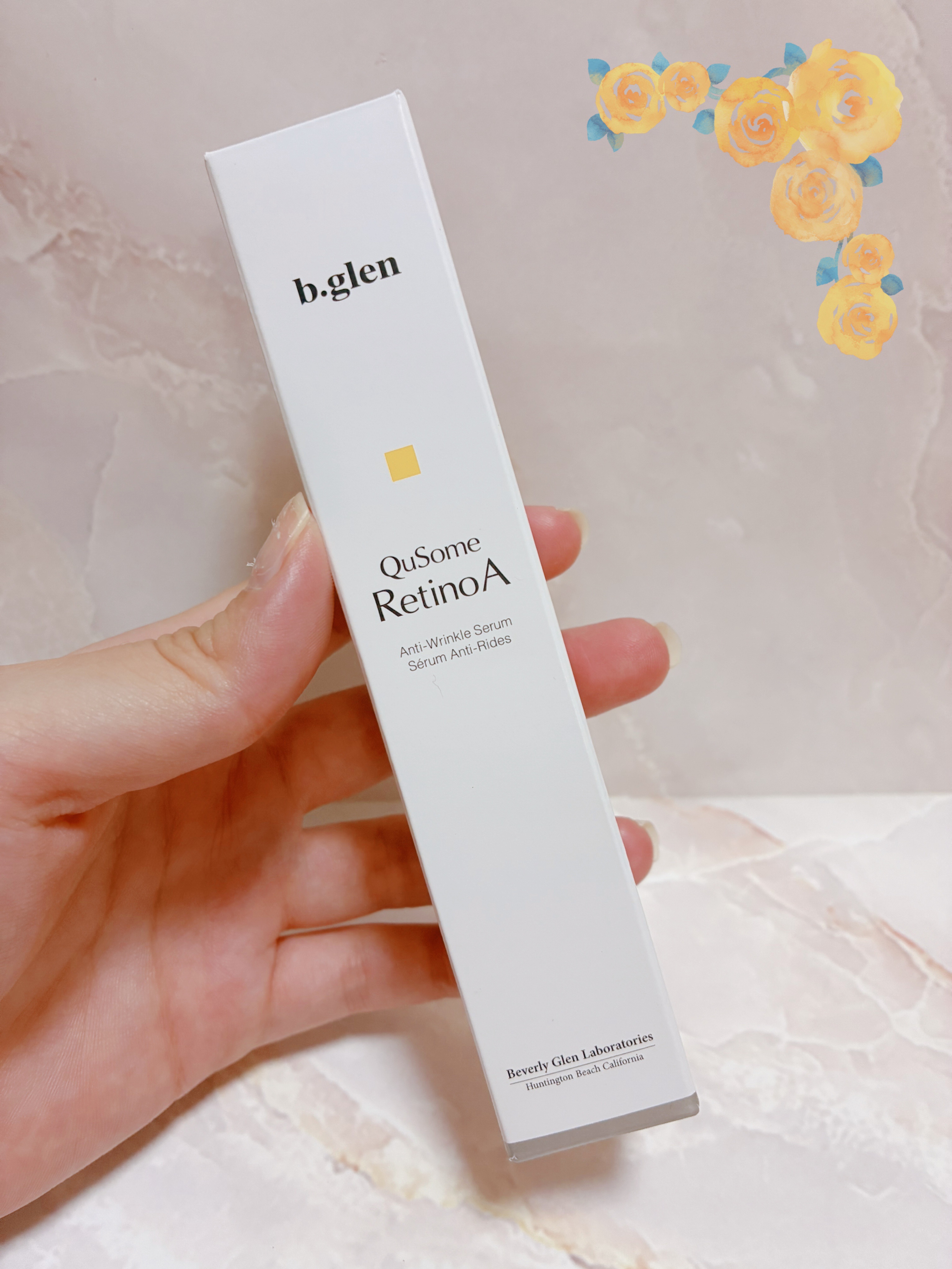 QuSomeレチノA/b.glen/美容液を使ったクチコミ（1枚目）