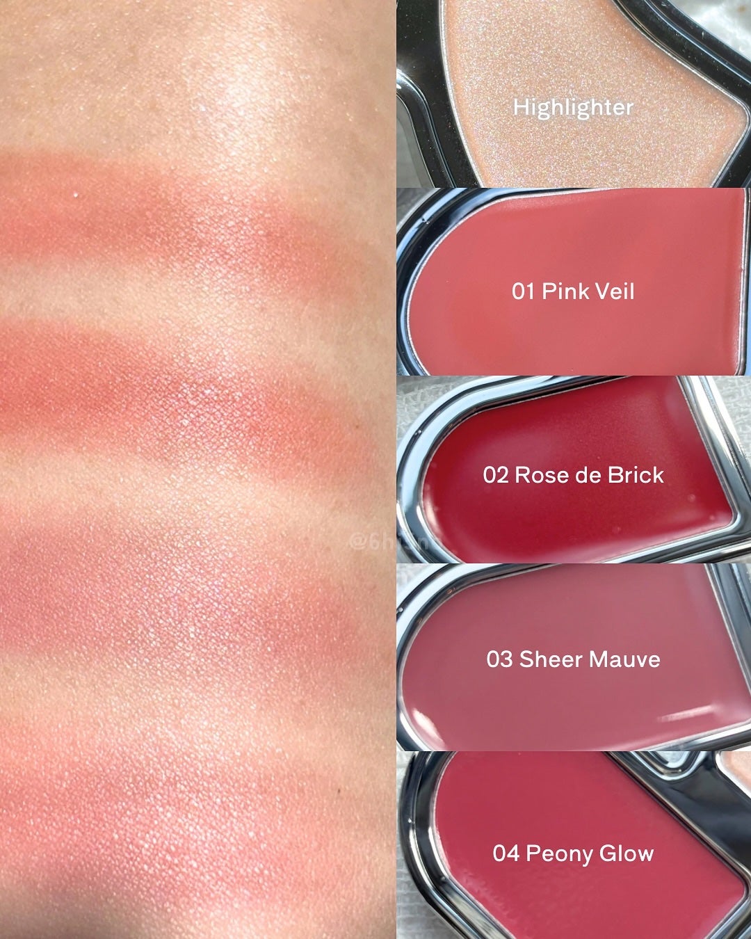 マルチブラッシュアンドハイライターデュオ/Rest & Recreation BEAUTY/ジェル・クリームチークを使ったクチコミ(3枚目)