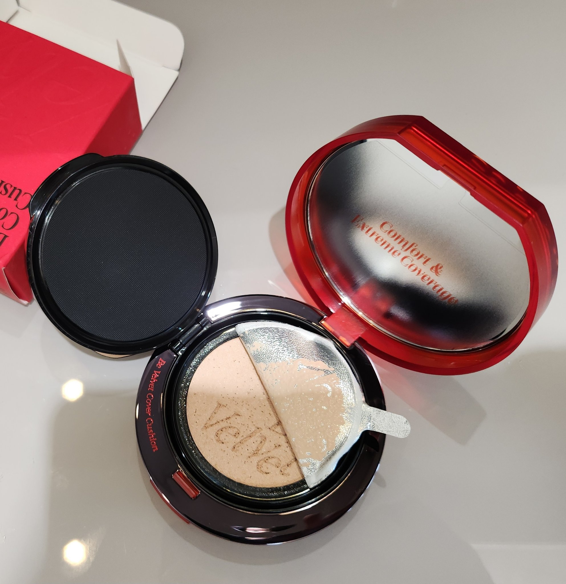 ビーベルベットカバークッション/espoir/クッションファンデーションを使ったクチコミ（2枚目）