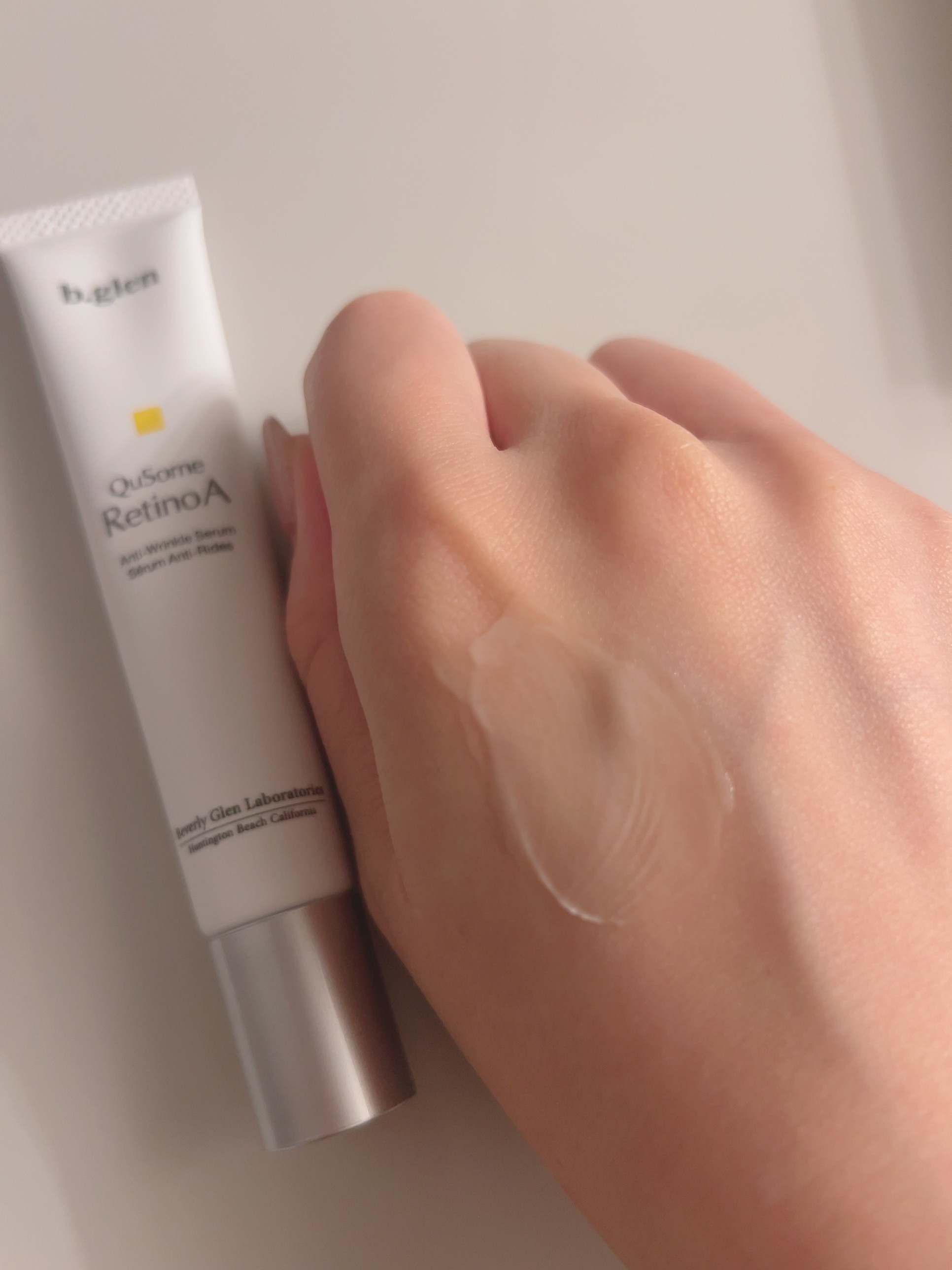 QuSomeレチノA/b.glen/美容液を使ったクチコミ（3枚目）