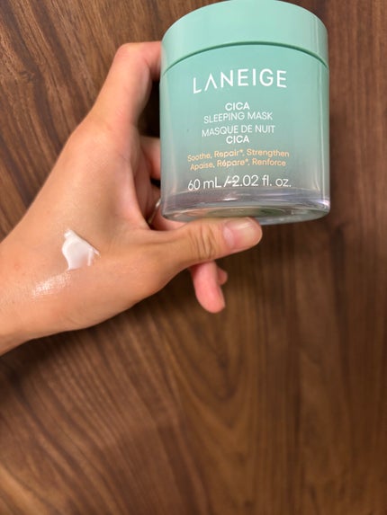 シカスリーピングマスク N/LANEIGE/フェイスクリームを使ったクチコミ(5枚目)