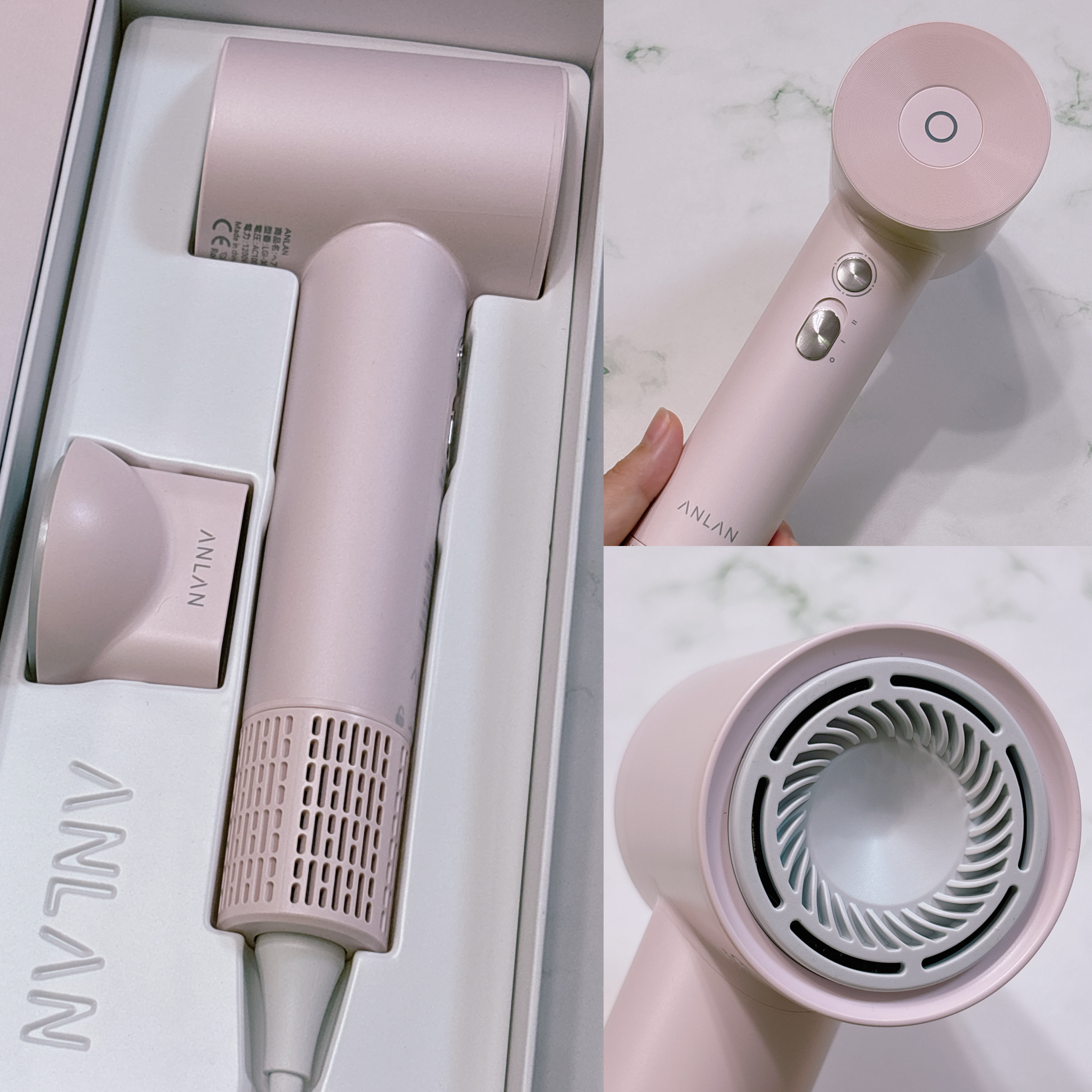 ダブルケアドライヤー/ANLAN/ドライヤーを使ったクチコミ（2枚目）