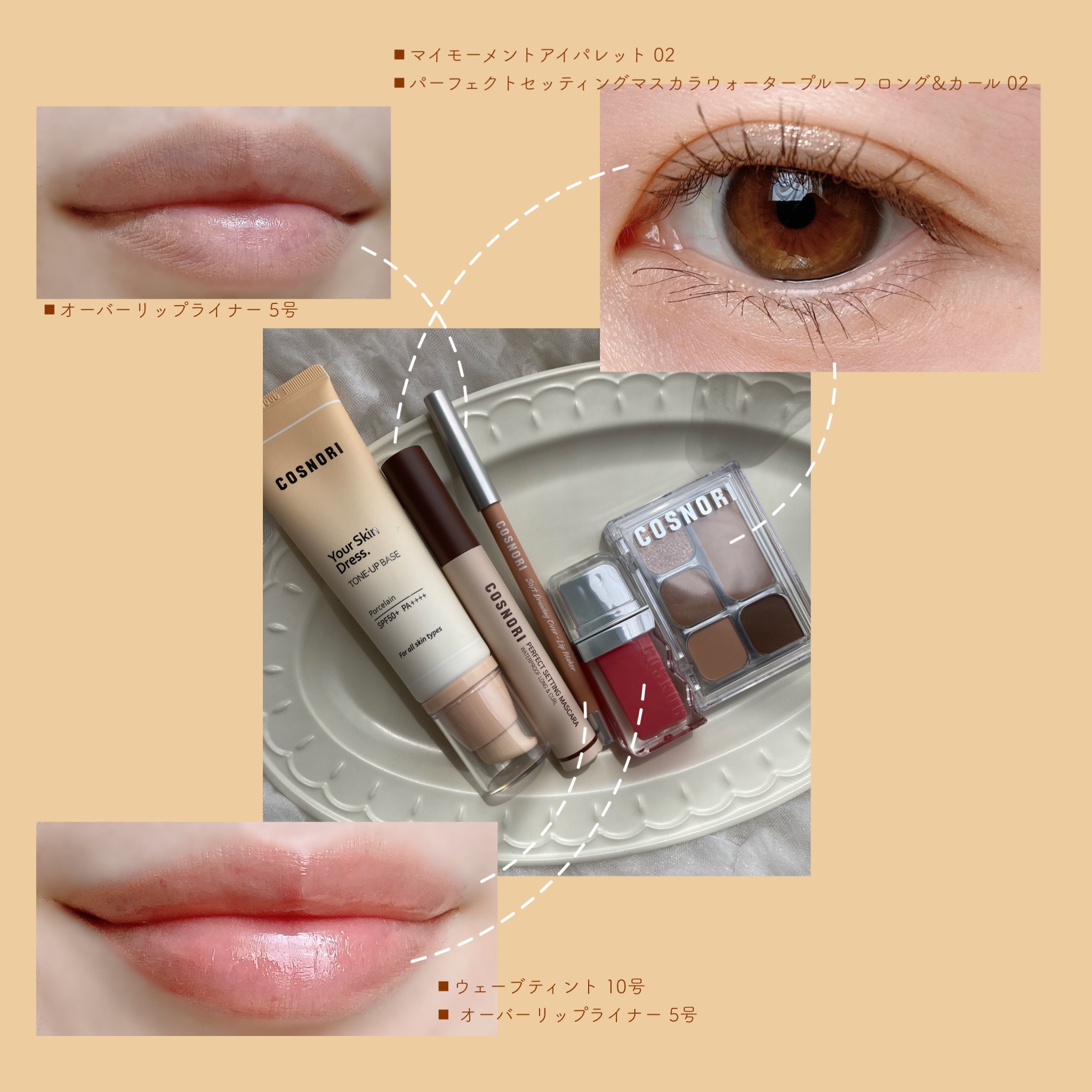 オーバーリップメーカー/COSNORI/リップライナーを使ったクチコミ（2枚目）