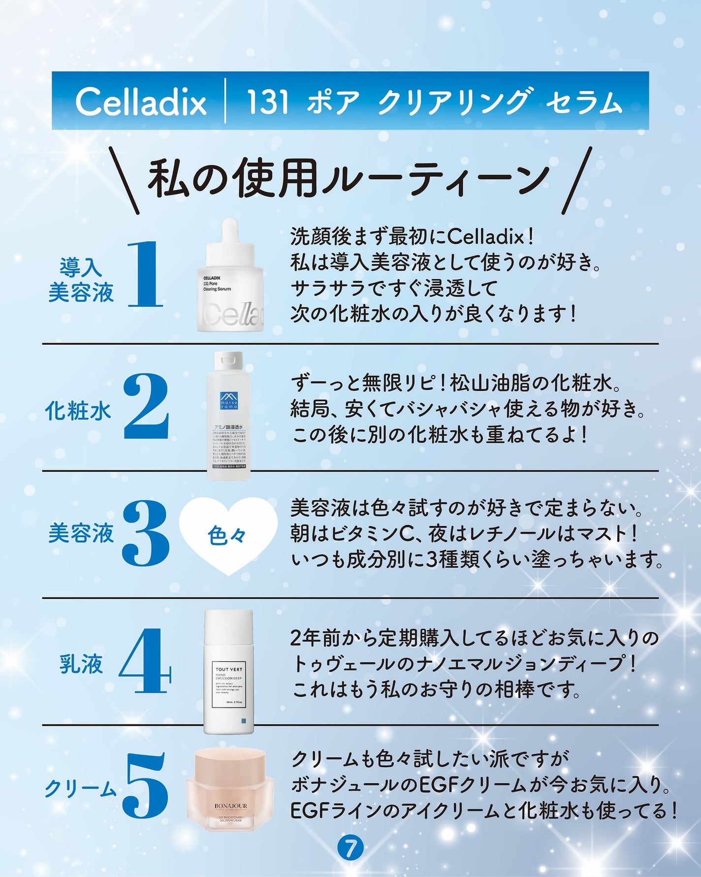 131 ポア クリアリング セラム/Celladix/美容液を使ったクチコミ(7枚目)