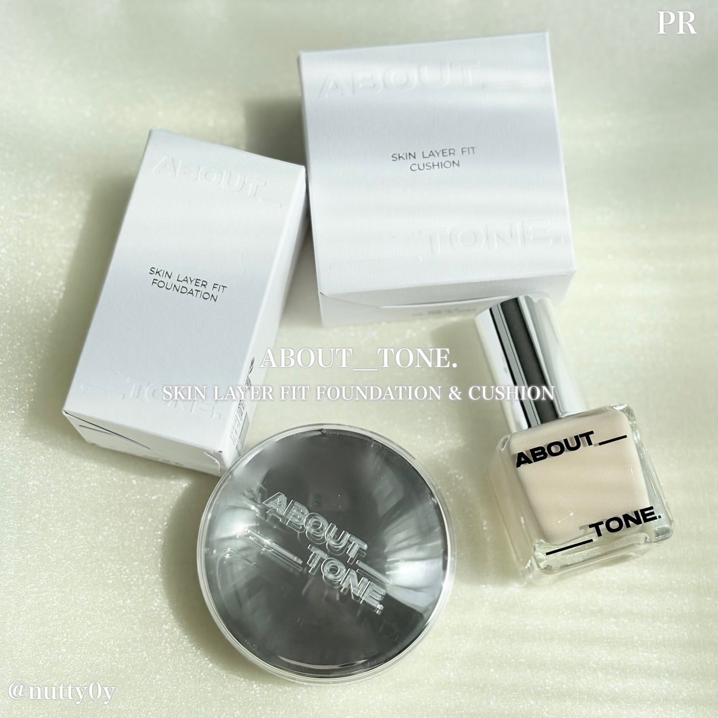 スキンレイヤーフィットファンデーション/ABOUT TONE/リキッドファンデーションを使ったクチコミ(1枚目)