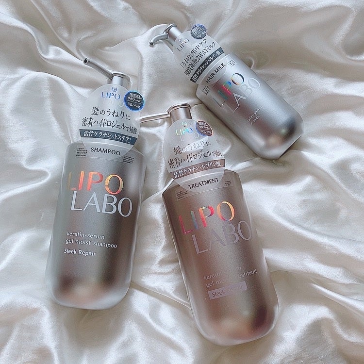 リポ ラボ ケラチンセラム ジェルモイスト シャンプー /トリートメントスリークリペア*/LIPO LABO/市販シャンプーを使ったクチコミ(7枚目)