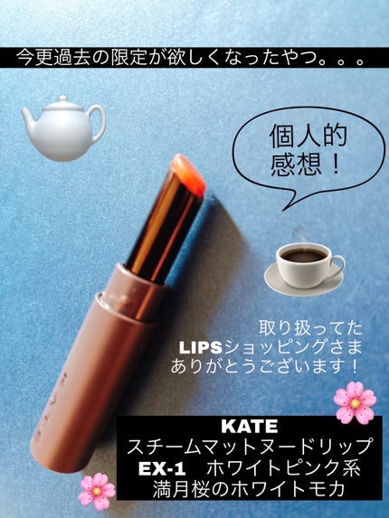スチームマットヌードリップ/KATE/口紅を使ったクチコミ(1枚目)