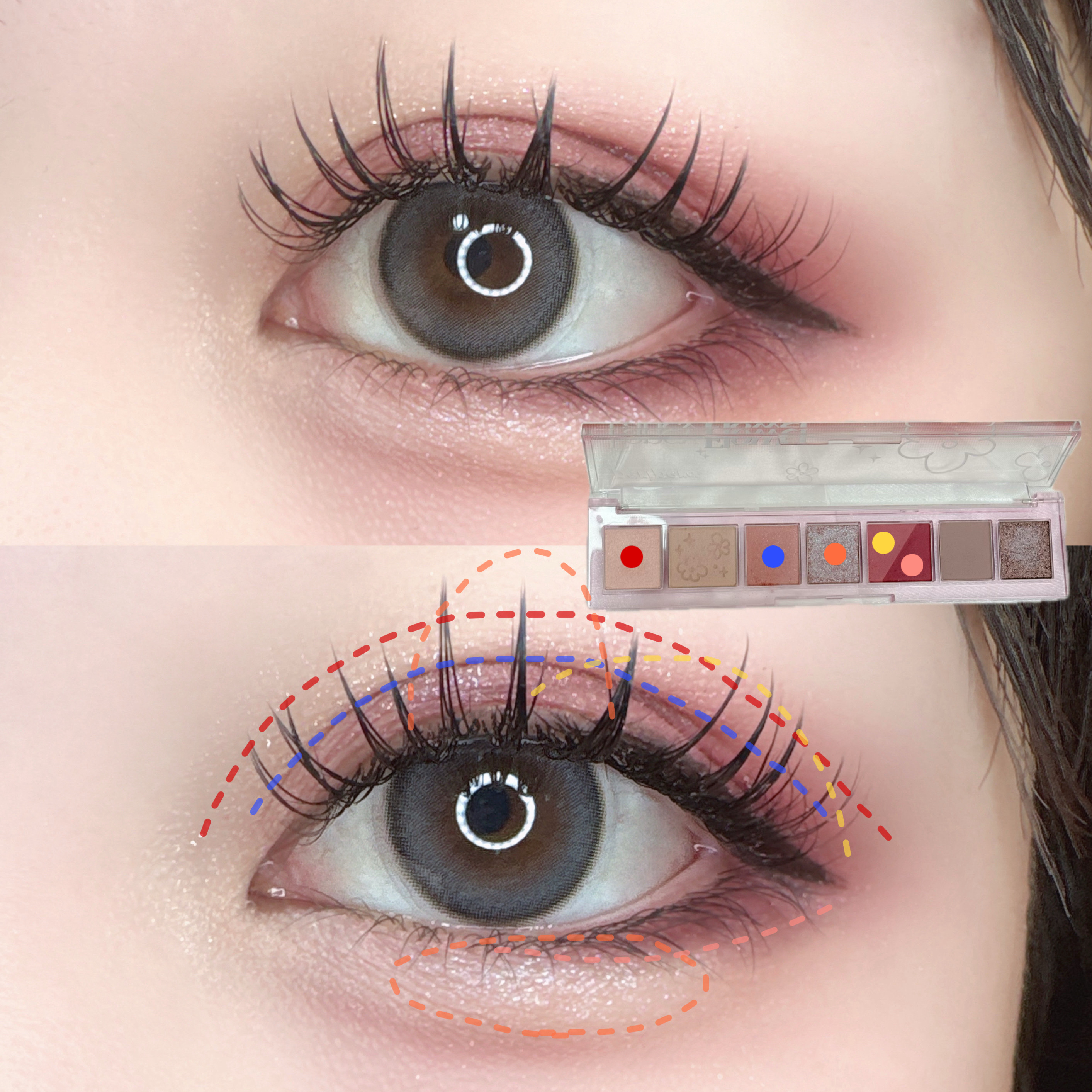 クリーミータッチライナー/キャンメイク/ジェルアイライナーを使ったクチコミ（3枚目）