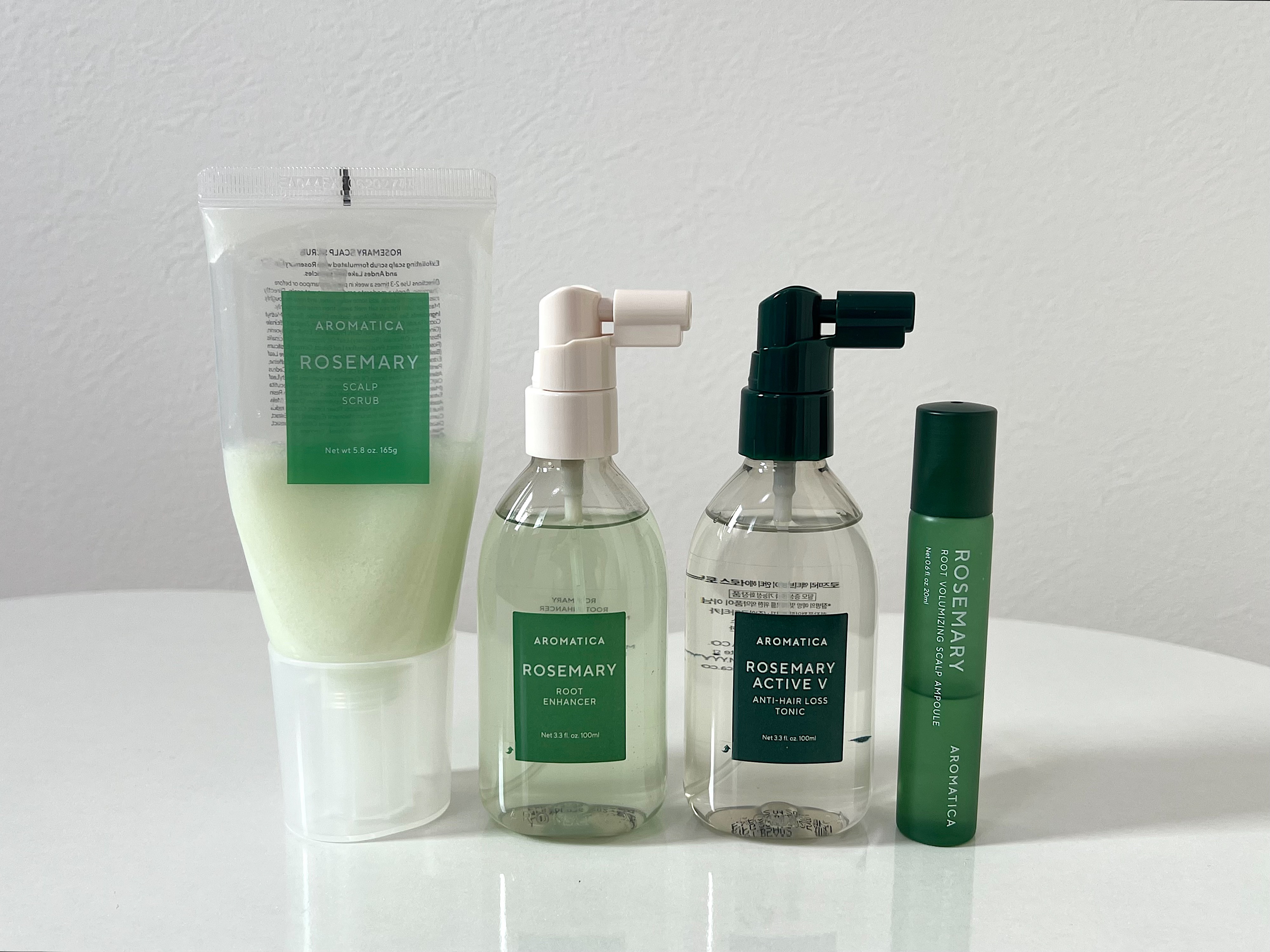 ローズマリー スカルプ スクラブ/AROMATICA/ヘッドスクラブを使ったクチコミ（1枚目）