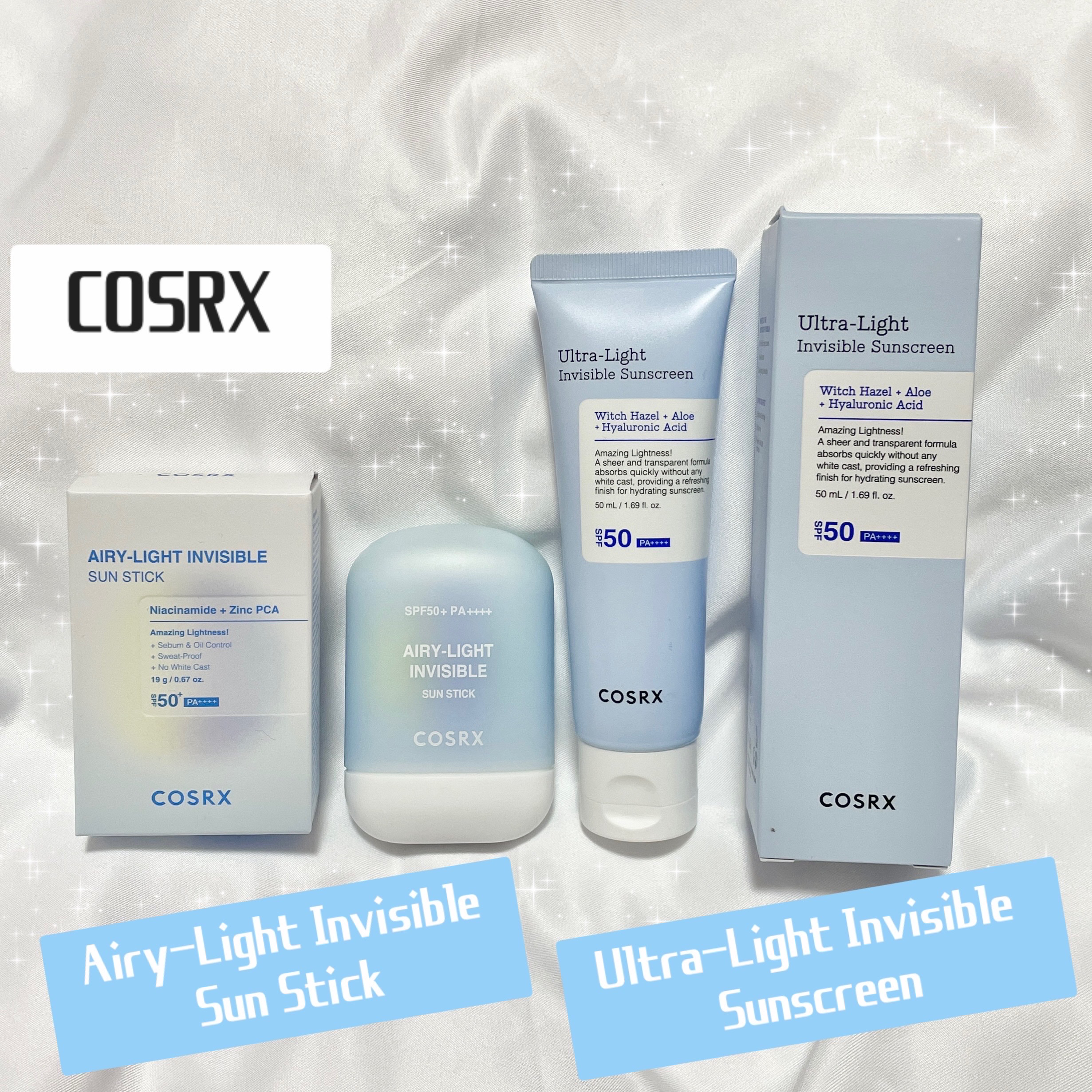 ウルトラライト透明UVクリーム/COSRX/日焼け止めクリームを使ったクチコミ（1枚目）