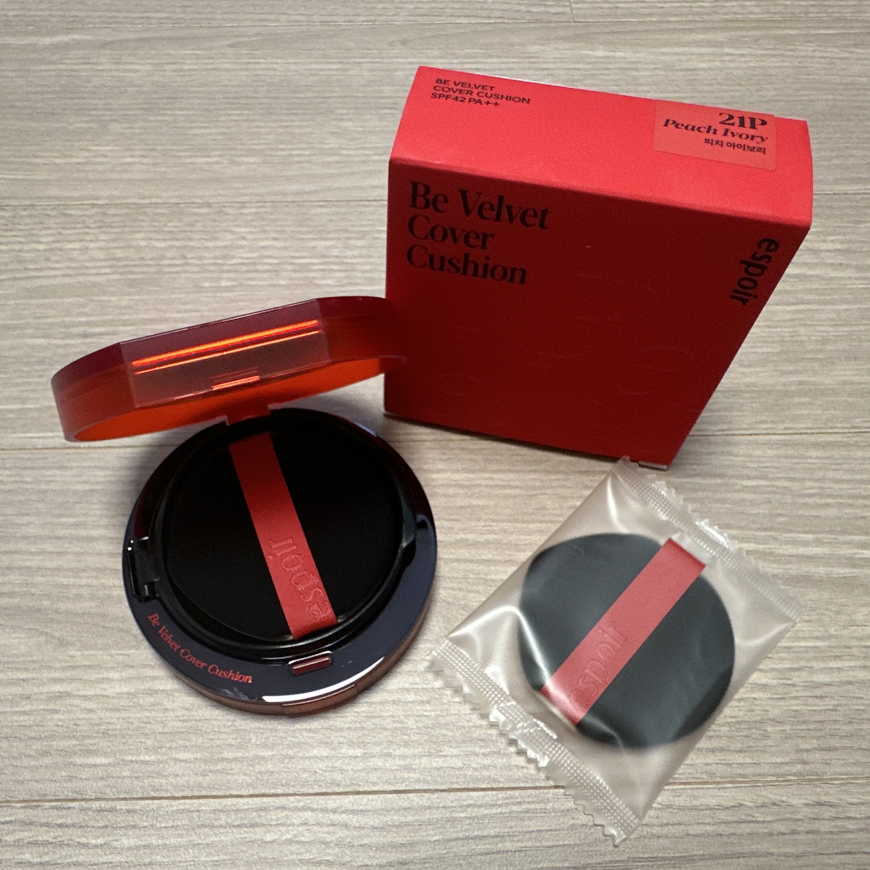 ビーベルベットカバークッション/espoir/クッションファンデーションを使ったクチコミ（2枚目）