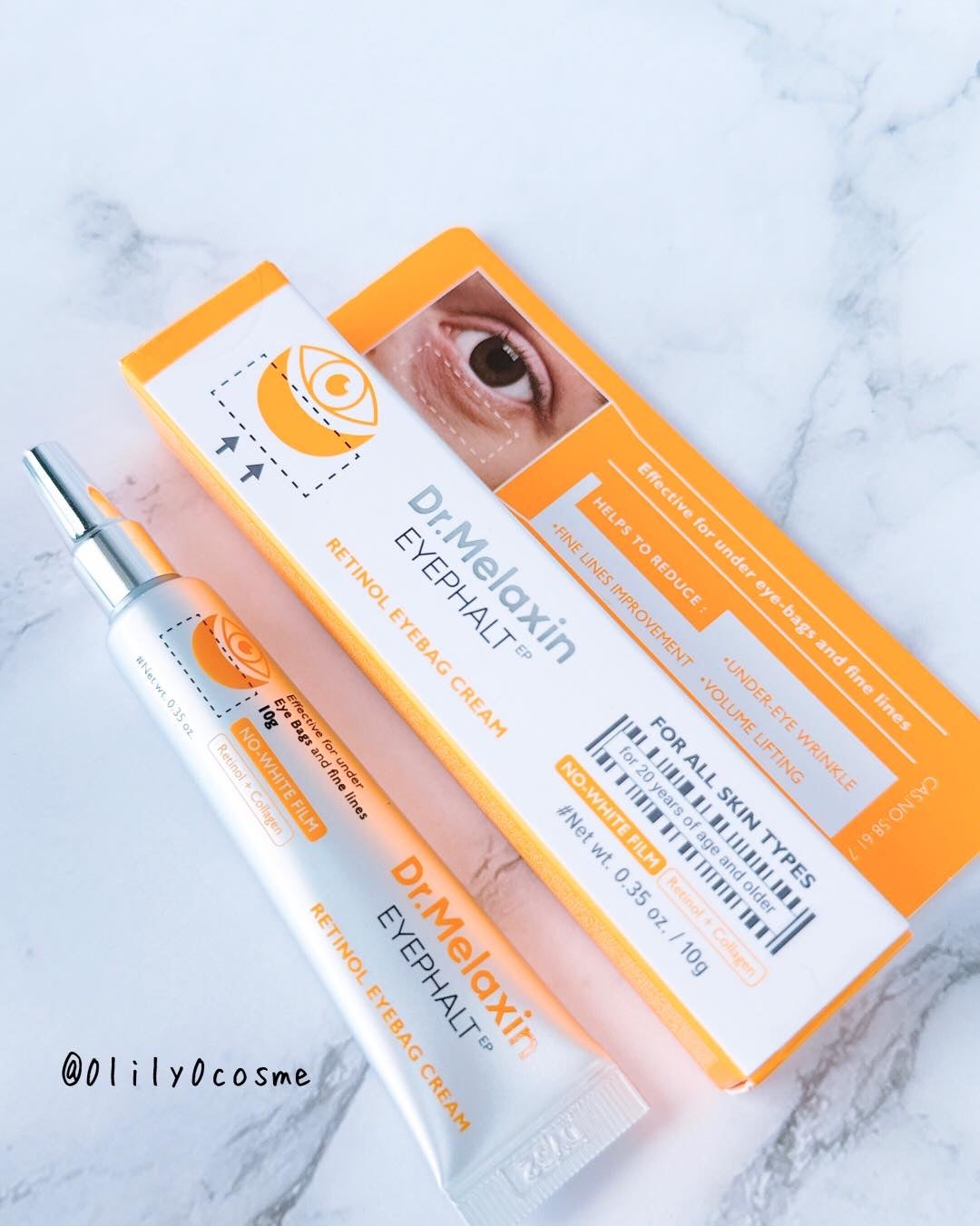 レチノールアイファルトアイバッククリーム/Dr.Melaxin/アイケア・アイクリームを使ったクチコミ(6枚目)