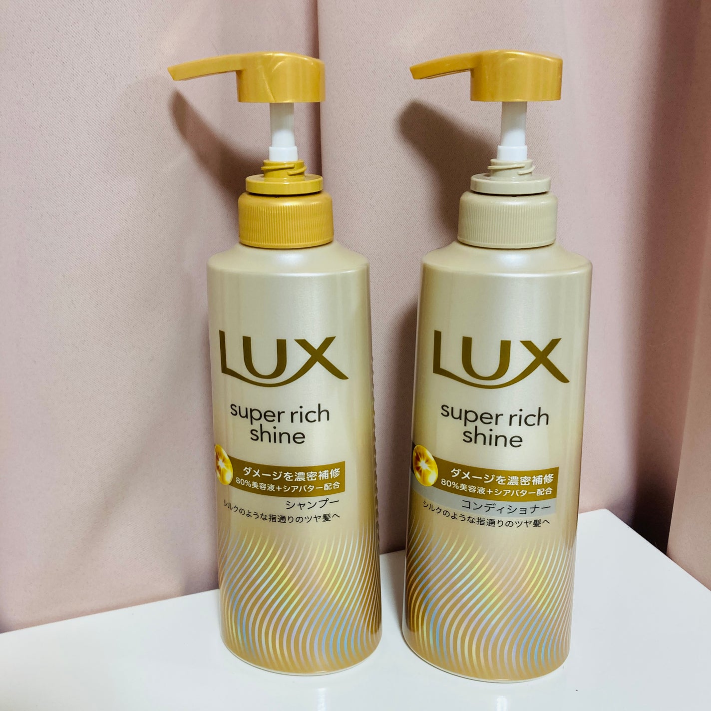 スーパーリッチシャイン ダメージリペア 補修シャンプー / 補修コンディショナー/LUX/市販シャンプーを使ったクチコミ(1枚目)