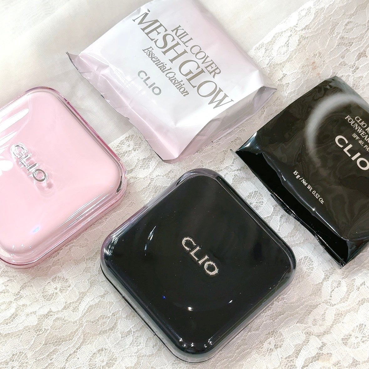 キルカバー メッシュ グロウ エッセンシャル クッション/CLIO/クッションファンデーションを使ったクチコミ(3枚目)