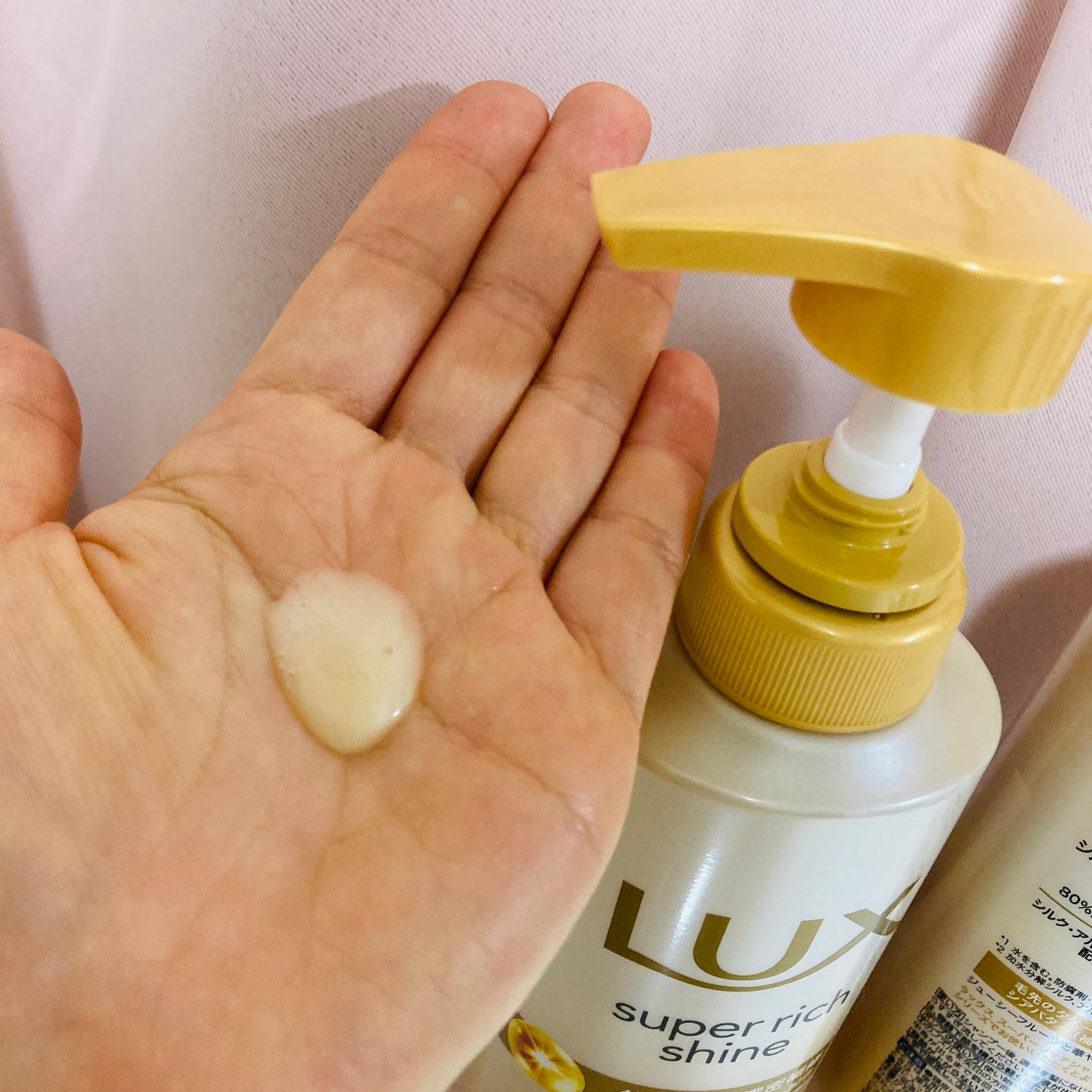 スーパーリッチシャイン ダメージリペア 補修シャンプー / 補修コンディショナー/LUX/市販シャンプーを使ったクチコミ(2枚目)