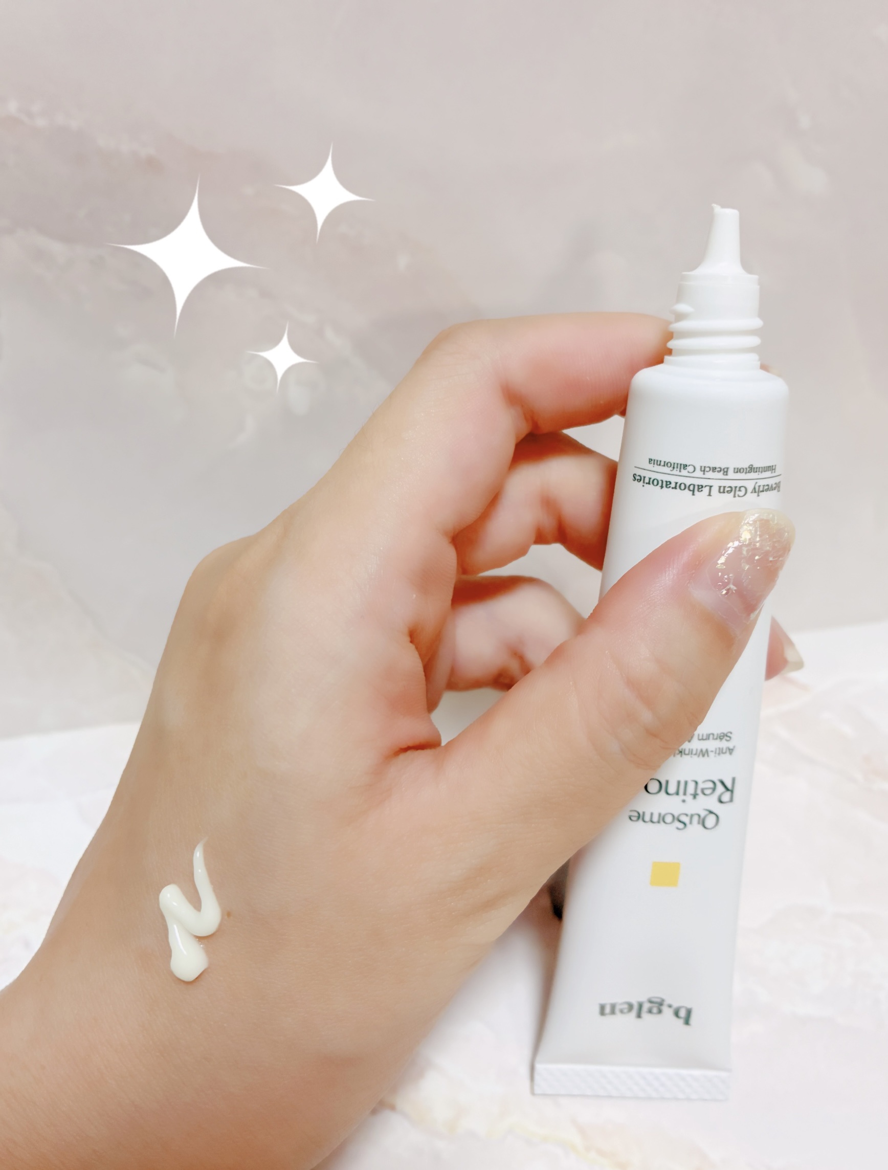 QuSomeレチノA/b.glen/美容液を使ったクチコミ（2枚目）