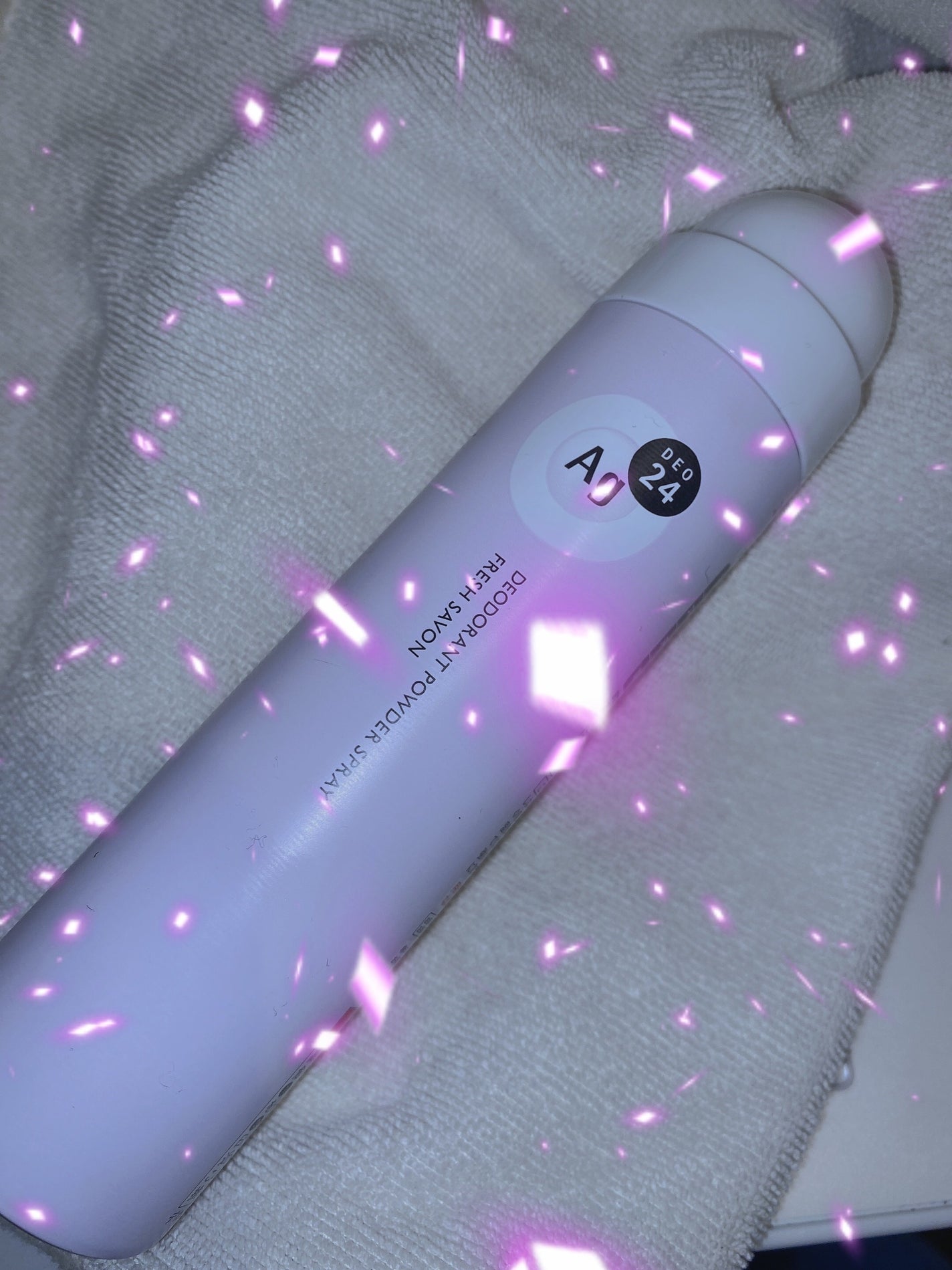 パウダースプレー(フレッシュサボン)/エージーデオ24/デオドラント・制汗剤を使ったクチコミ(1枚目)