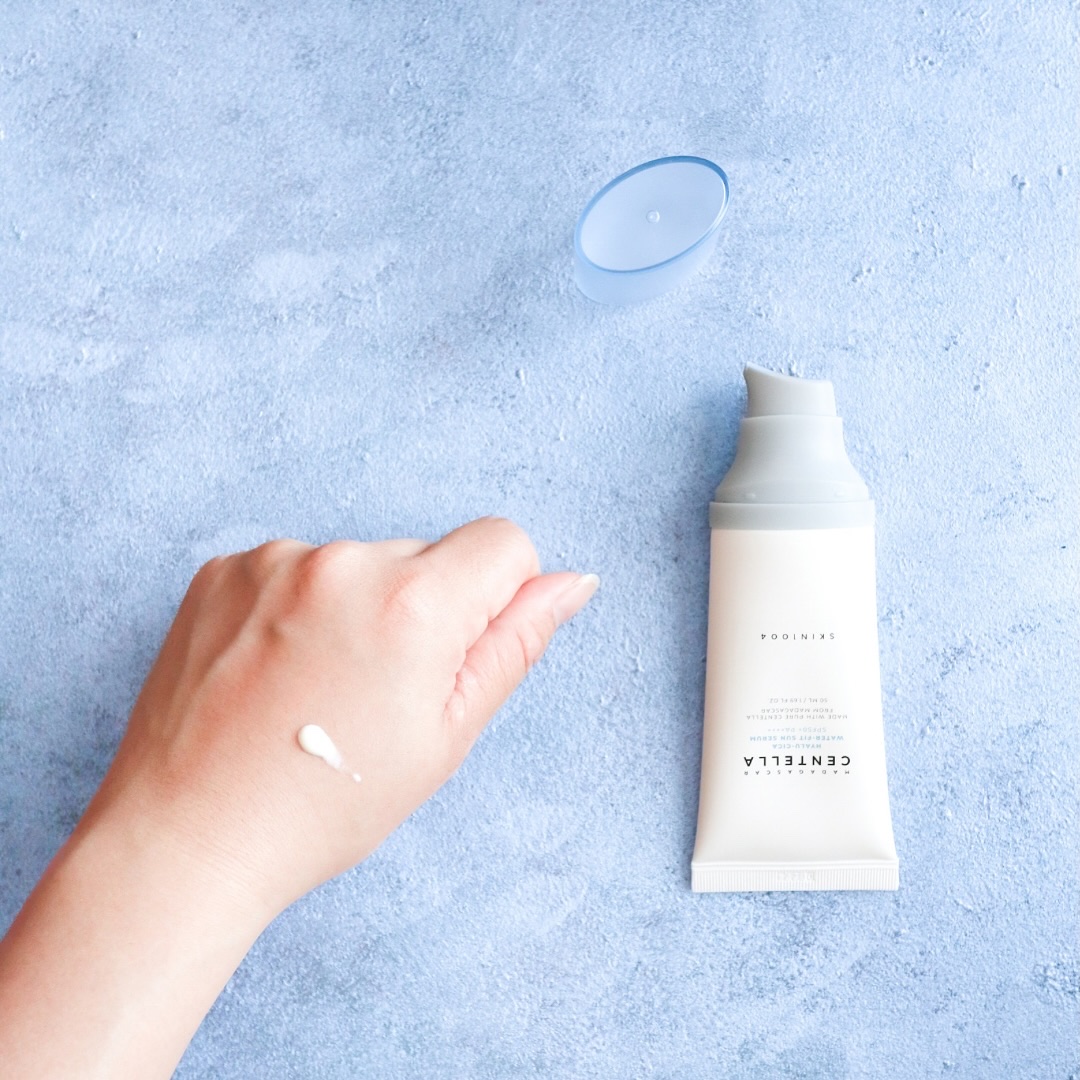 ヒアルーシカ ウォーターフィット サンセラム/SKIN1004/日焼け止めローションを使ったクチコミ（3枚目）