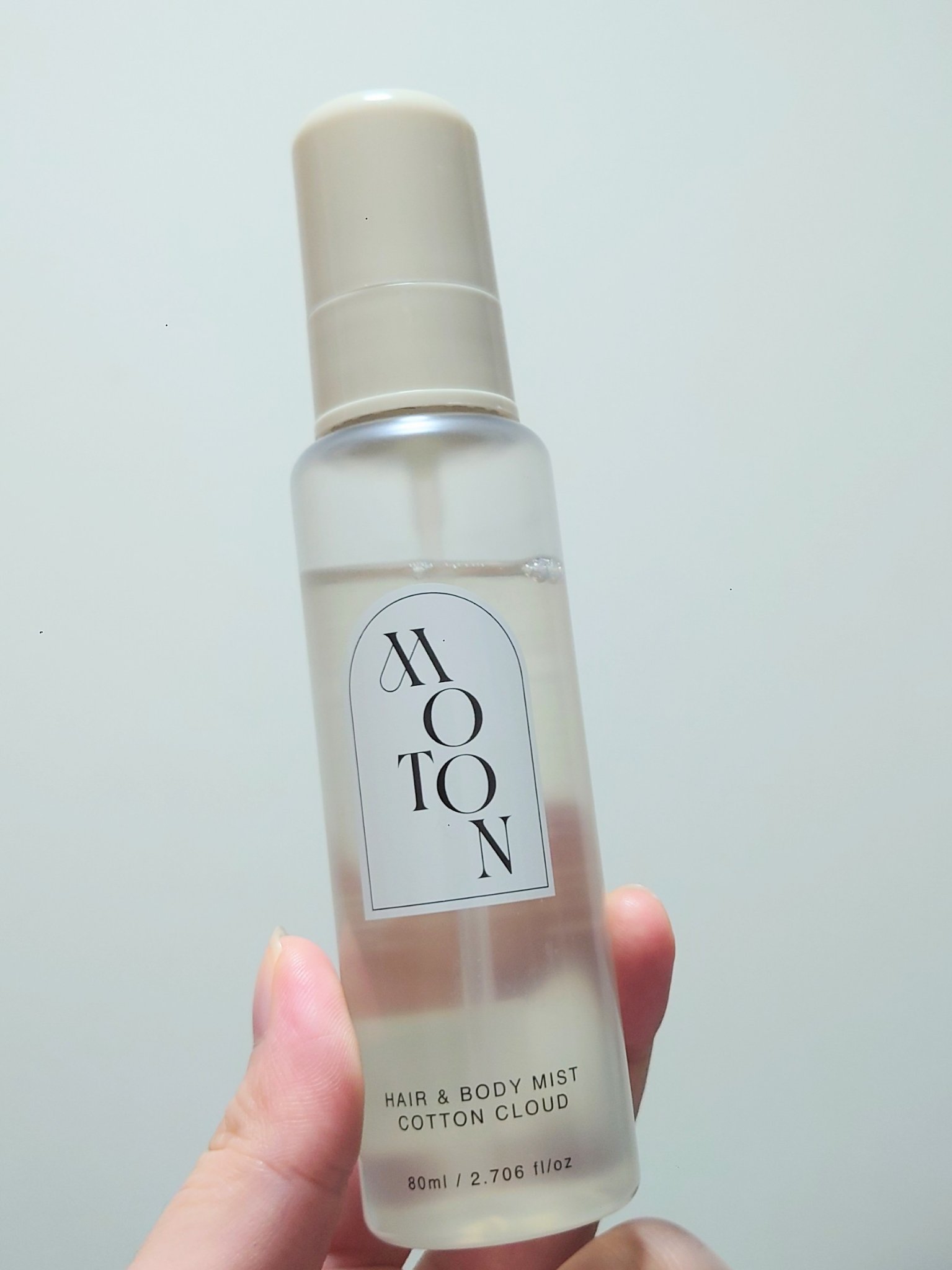 MOTON ヘア&ボディミスト コットンクラウド/MOTON/香水(レディース)を使ったクチコミ（1枚目）