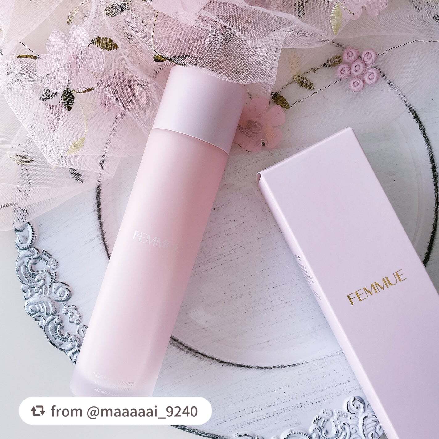 【maaaaai_9240さんから引用】

“✼••┈┈┈┈┈┈┈┈┈┈┈┈┈┈┈┈┈••✼
 𝐹𝐸𝑀𝑀𝑈𝐸
 𝑅𝑂𝑆𝐸 𝑆𝑂𝐹𝑇𝐸𝑁𝐸𝑅 𝑀𝐼𝐿𝐾𝑌 𝐸𝑆𝑆𝐸𝑁𝐶𝐸
✼••┈┈┈