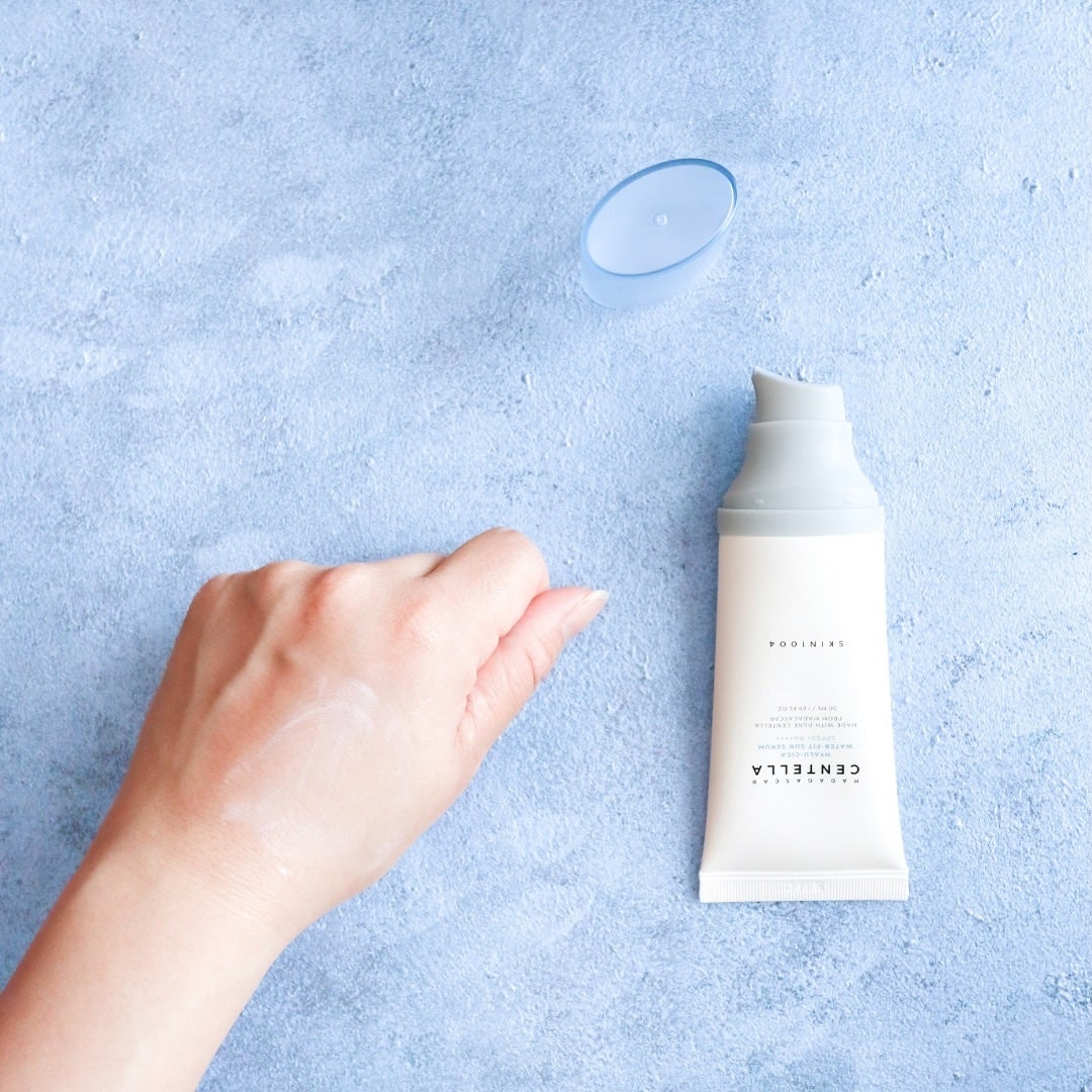 ヒアルーシカ ウォーターフィット サンセラム/SKIN1004/日焼け止めローションを使ったクチコミ(4枚目)