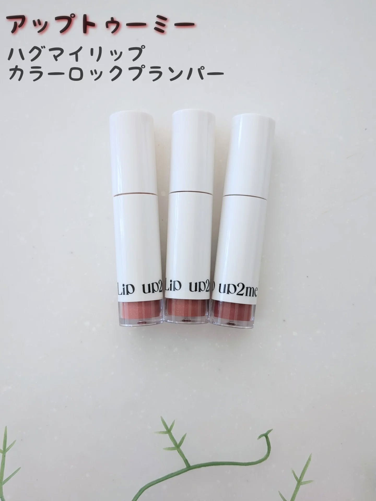 アップトゥーミー　ハグマイリップ　カラーロックプランパー/up2me/リッププランパーを使ったクチコミ（1枚目）