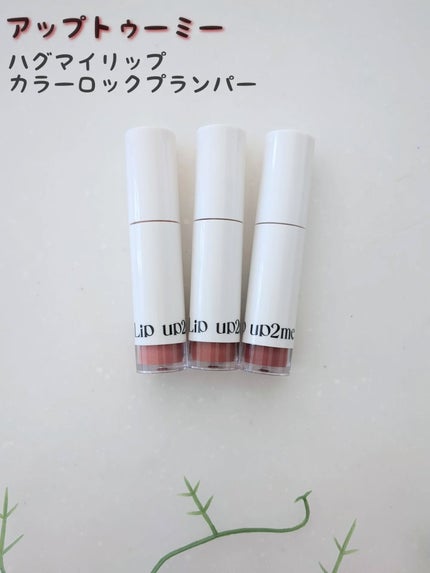 アップトゥーミー ハグマイリップ カラーロックプランパー/up2me/リッププランパーを使ったクチコミ(1枚目)