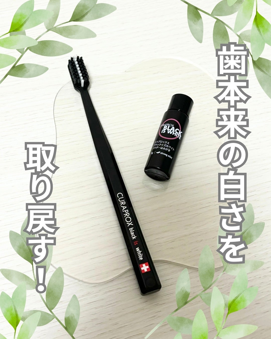 歯ブラシ ブラックisホワイト/CURAPROX/歯ブラシを使ったクチコミ(1枚目)