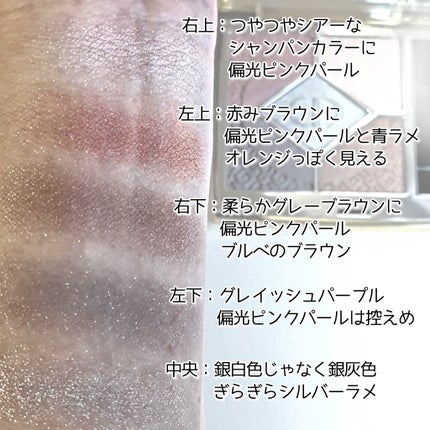 ディオールショウ サンク クルール(クリスマス コレクション 2024 限定品)/Dior/アイシャドウを使ったクチコミ(2枚目)