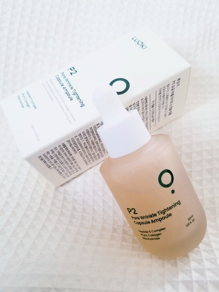 P2毛穴シワタイトニングカプセルアンプル/LUOKI/美容液を使ったクチコミ(1枚目)