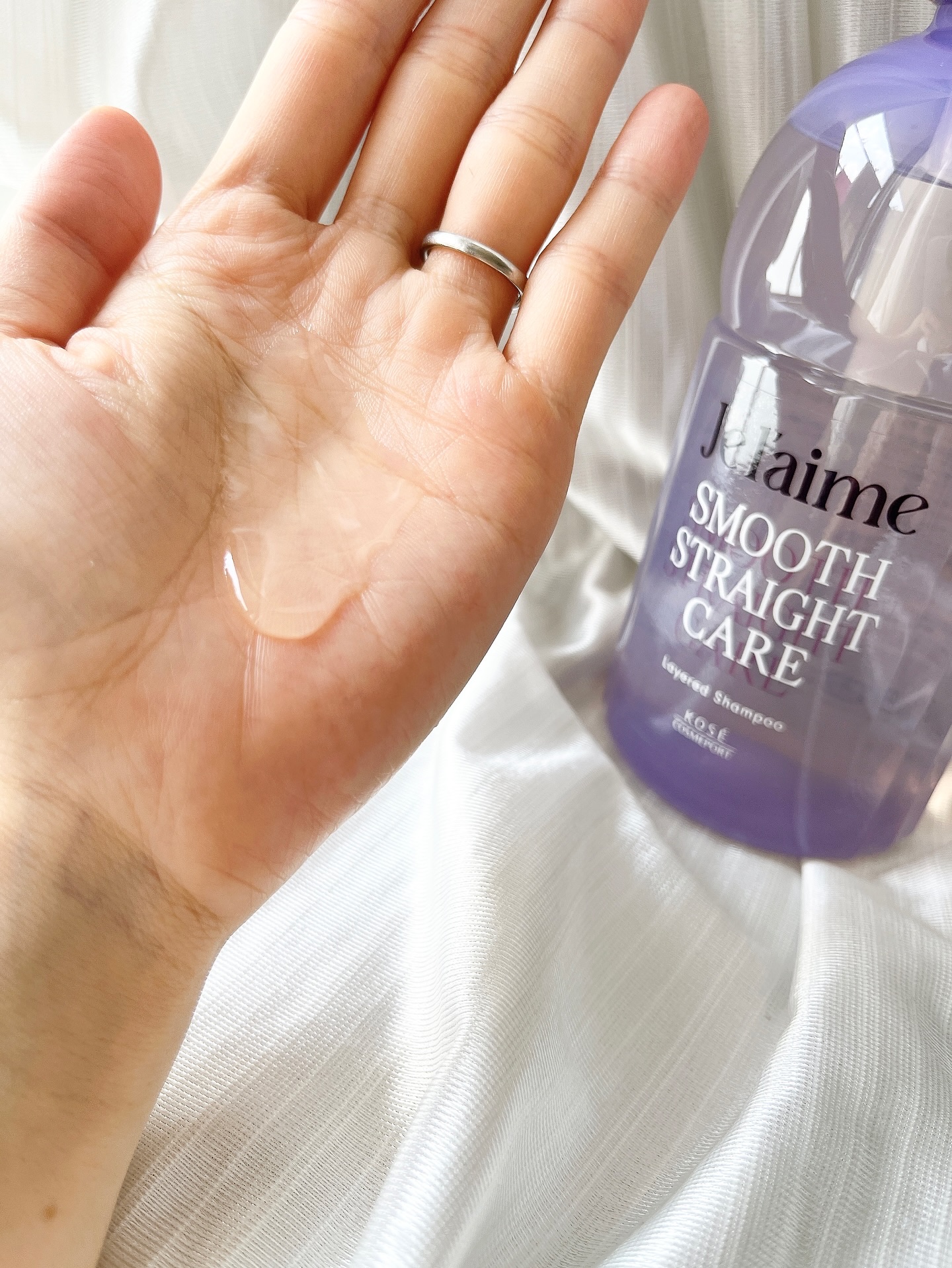 ジュレーム レイヤード シャンプー/ヘアトリートメント（スムースストレートケア）/Je l'aime/市販シャンプーを使ったクチコミ（2枚目）