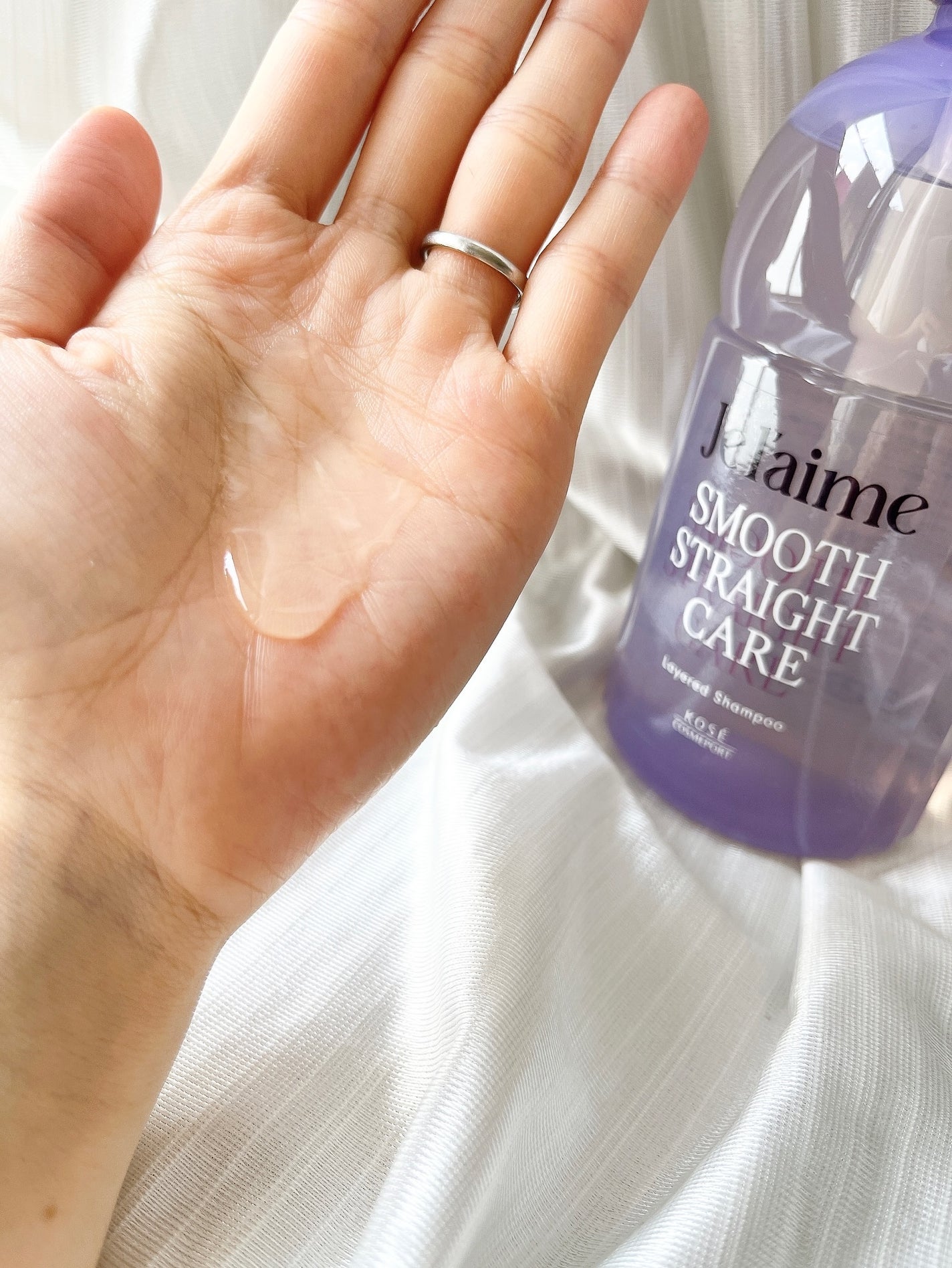 ジュレーム レイヤード シャンプー/ヘアトリートメント(スムースストレートケア)/Je l'aime/市販シャンプーを使ったクチコミ(2枚目)