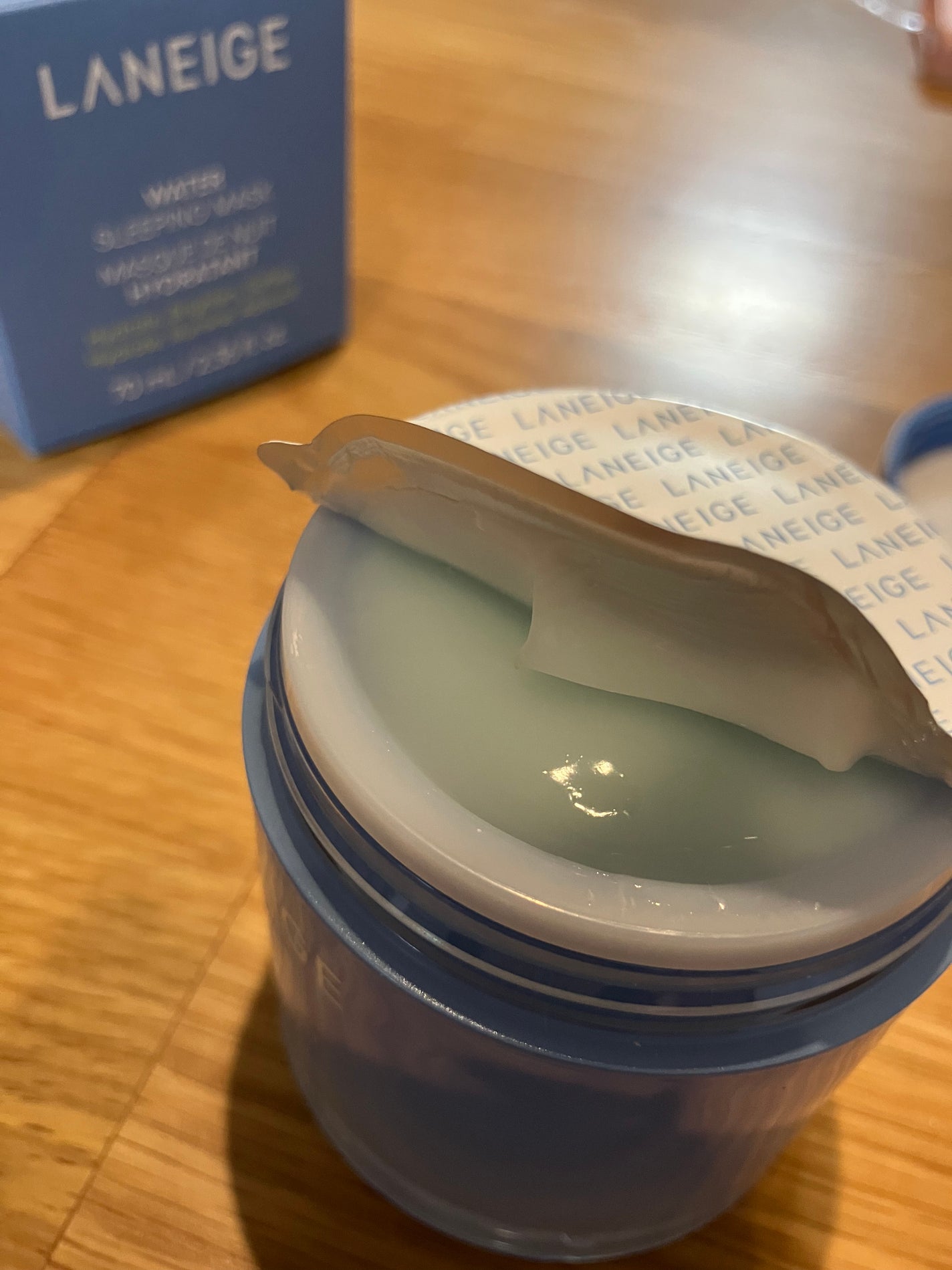 ウォータースリーピングマスク N/LANEIGE/フェイスクリームを使ったクチコミ(2枚目)