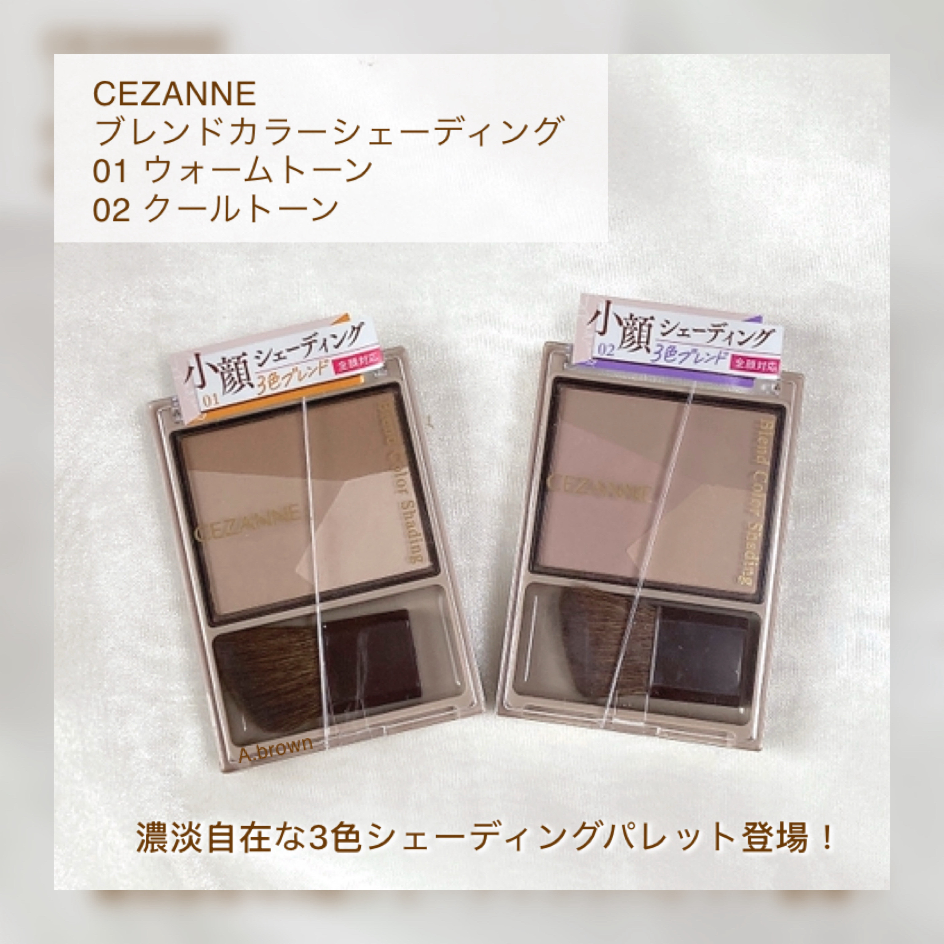 ブレンドカラーシェーディング/CEZANNE/シェーディングを使ったクチコミ（2枚目）