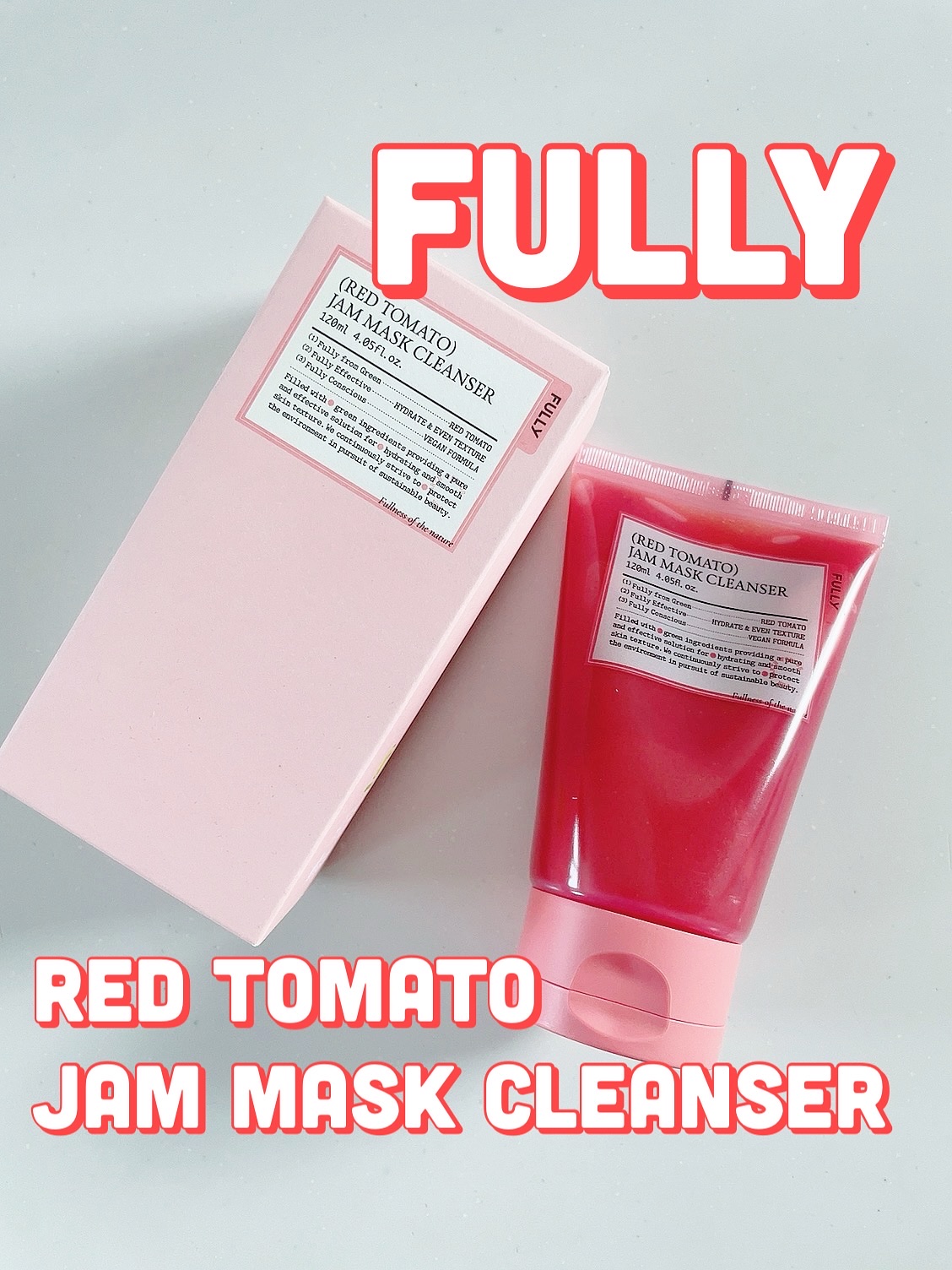 レッドトマトジャムマスククレンザー/FULLY/その他洗顔料を使ったクチコミ（1枚目）