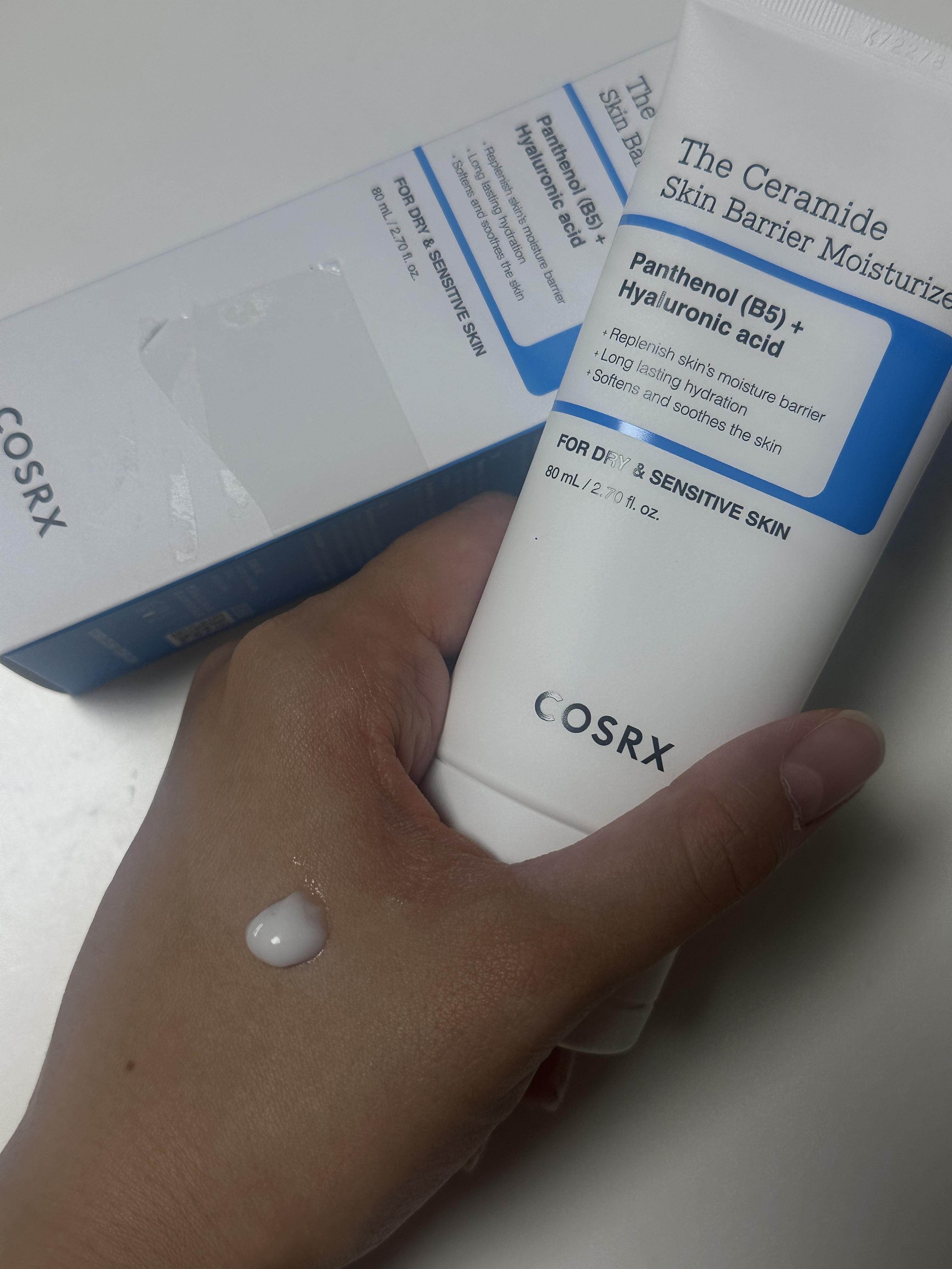 RXザ・セラミドスキンバリアモイスチャライザー/COSRX/フェイスクリームを使ったクチコミ（2枚目）
