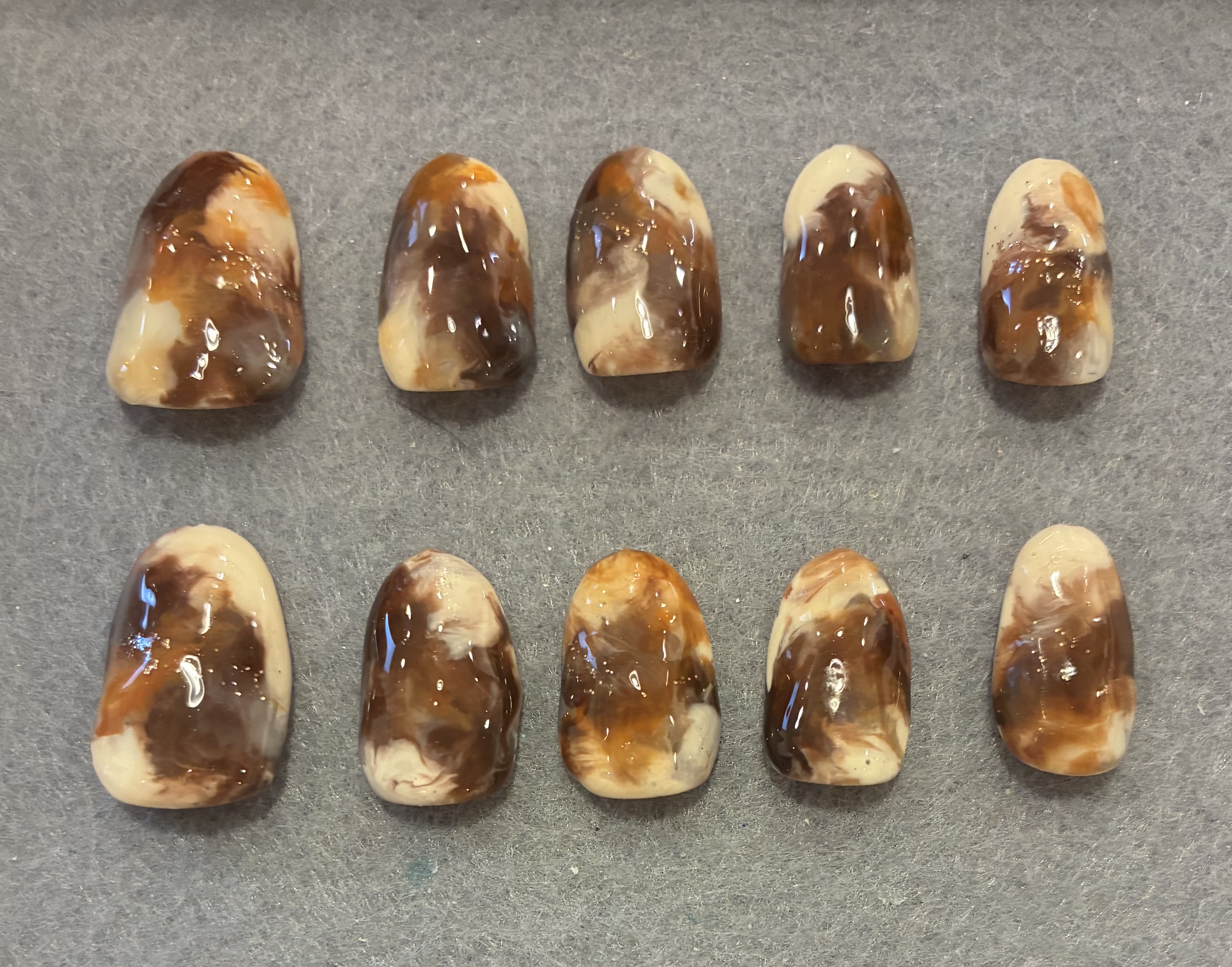 #ジェルネイル,#秋冬ネイル,#カフェラテネイルのネイルデザイン