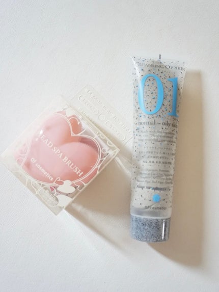 ヘッドスパブラシ ピンク/オブ・コスメティックス/ヘアケアグッズの画像