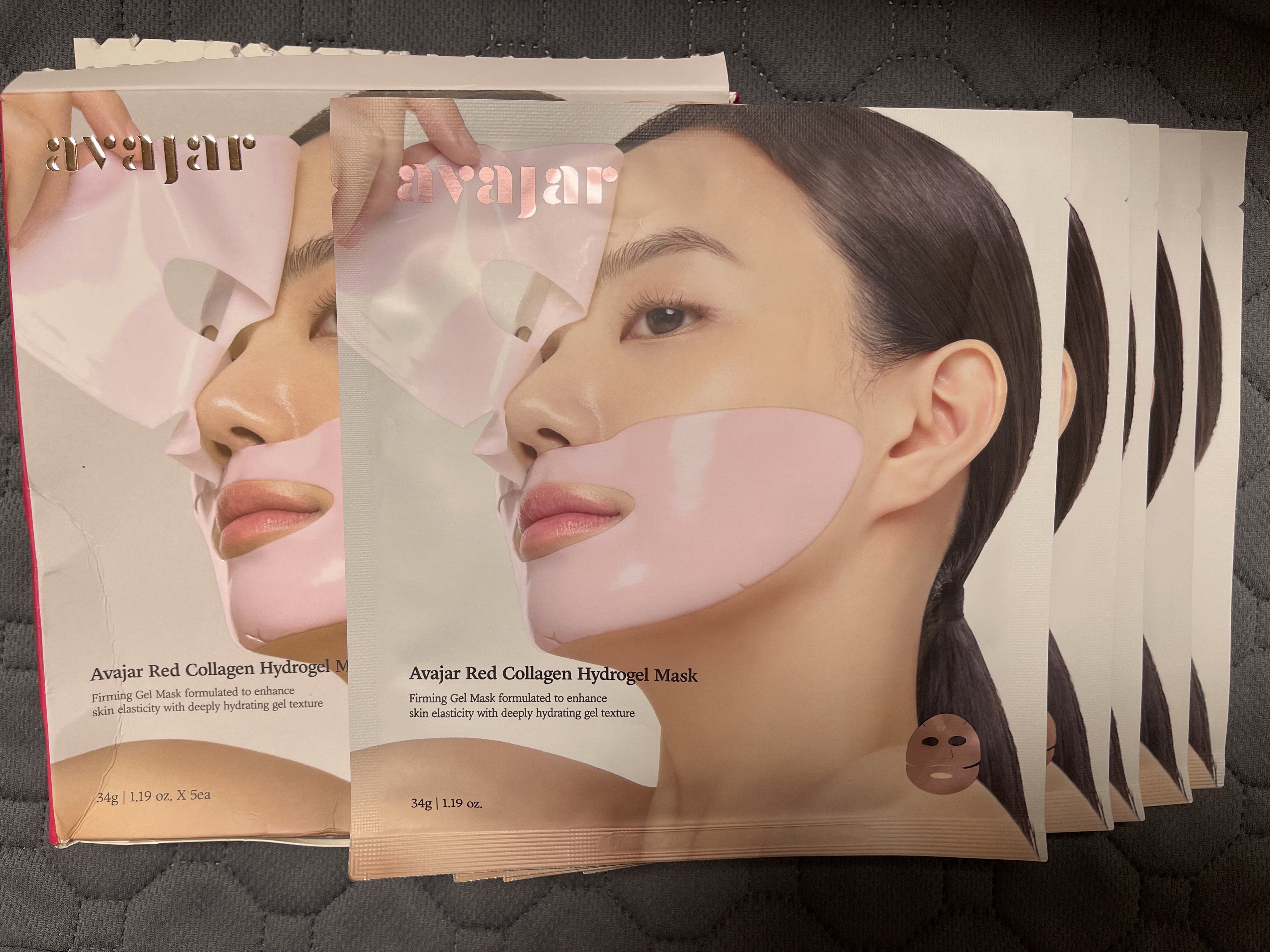 レッドコラーゲンハイドロゲルマスク/avajar/シートマスク・パックを使ったクチコミ（1枚目）