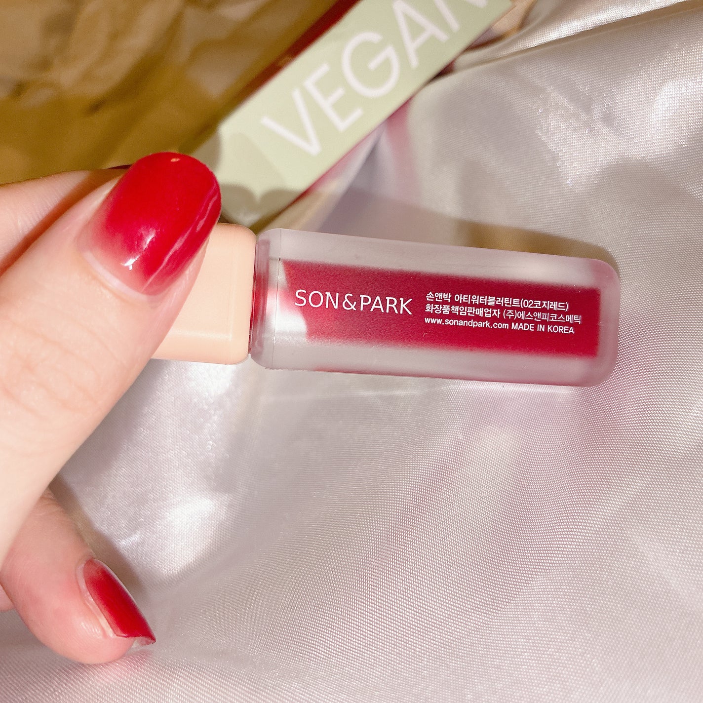 Arti Water Blur Tint/SON&PARK/口紅を使ったクチコミ(5枚目)